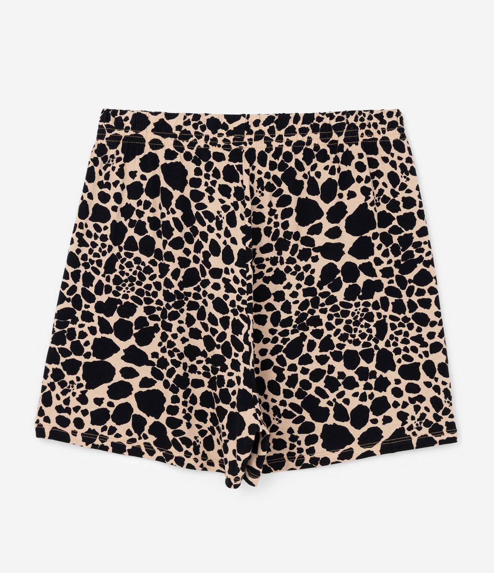 Pijama Short Doll em Viscolycra com Estampa Animal Print Onça Curve & Plus Size Marrom 5