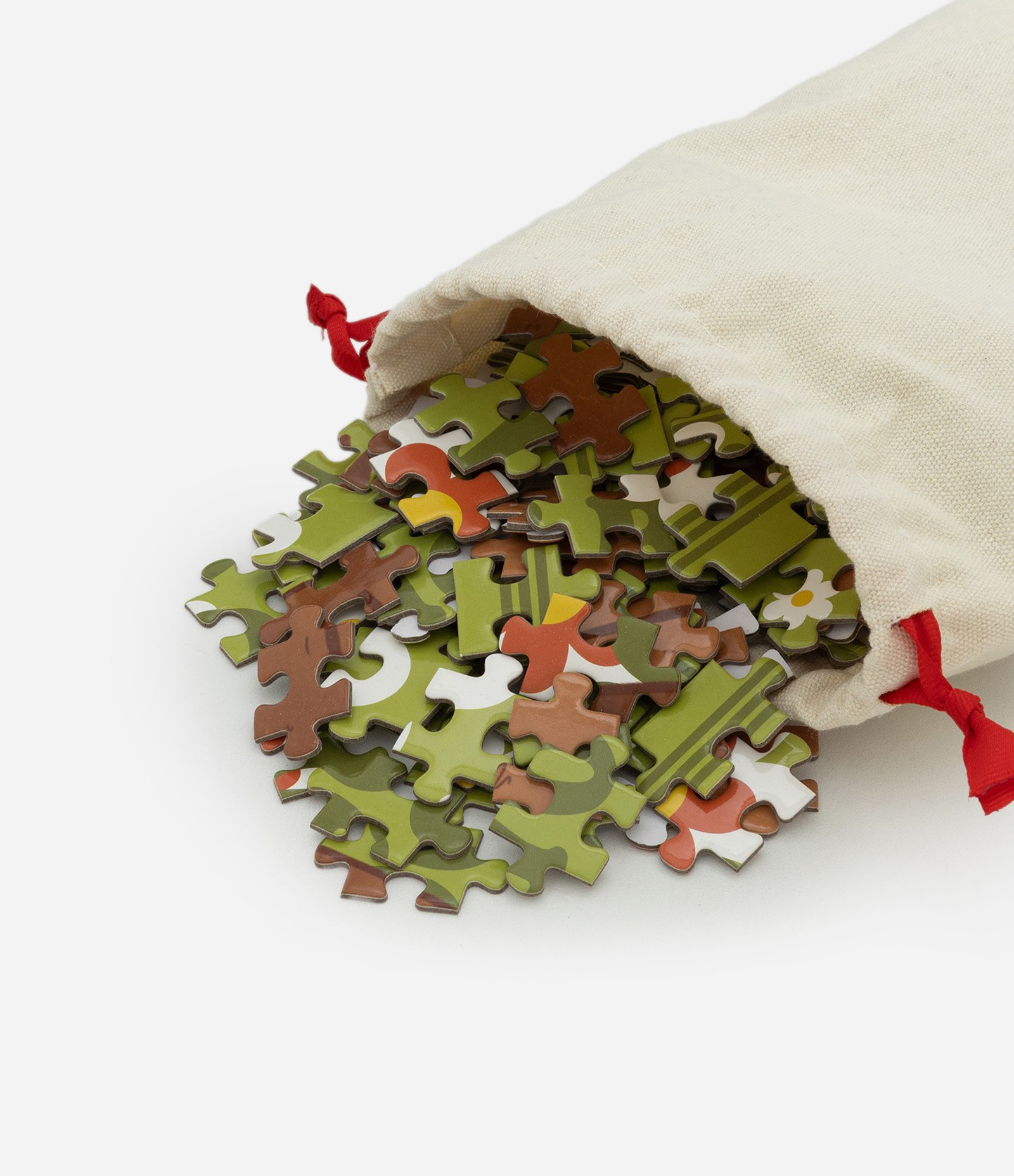 Quebra Cabeça de Capivara com Caixa e Saquinho Multicores 2