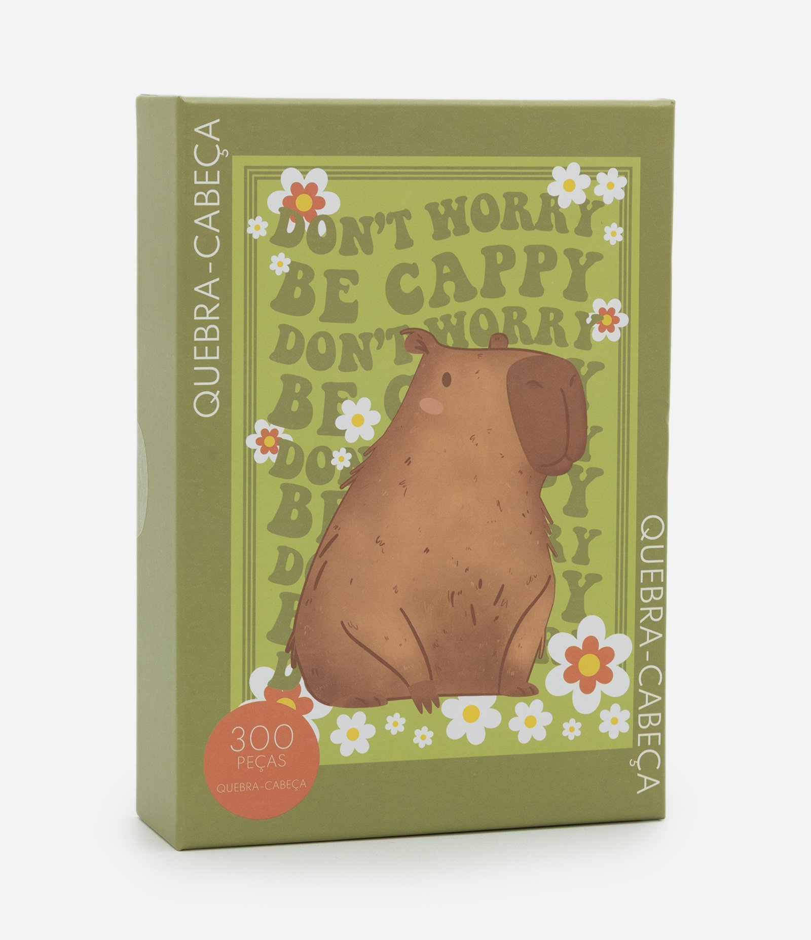 Quebra Cabeça de Capivara com Caixa e Saquinho Multicores 3