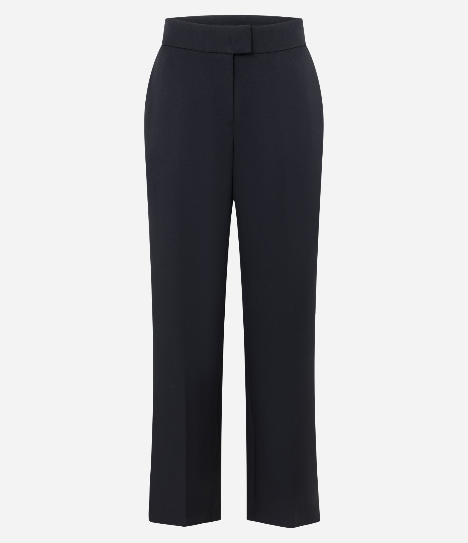 Calça Reta Alfaiatada com Cintura Média Preto 5