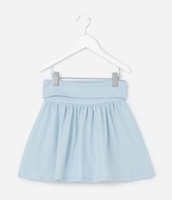 Short Saia Infantil com Cós Dobrado - Tam 5 a 14 Anos