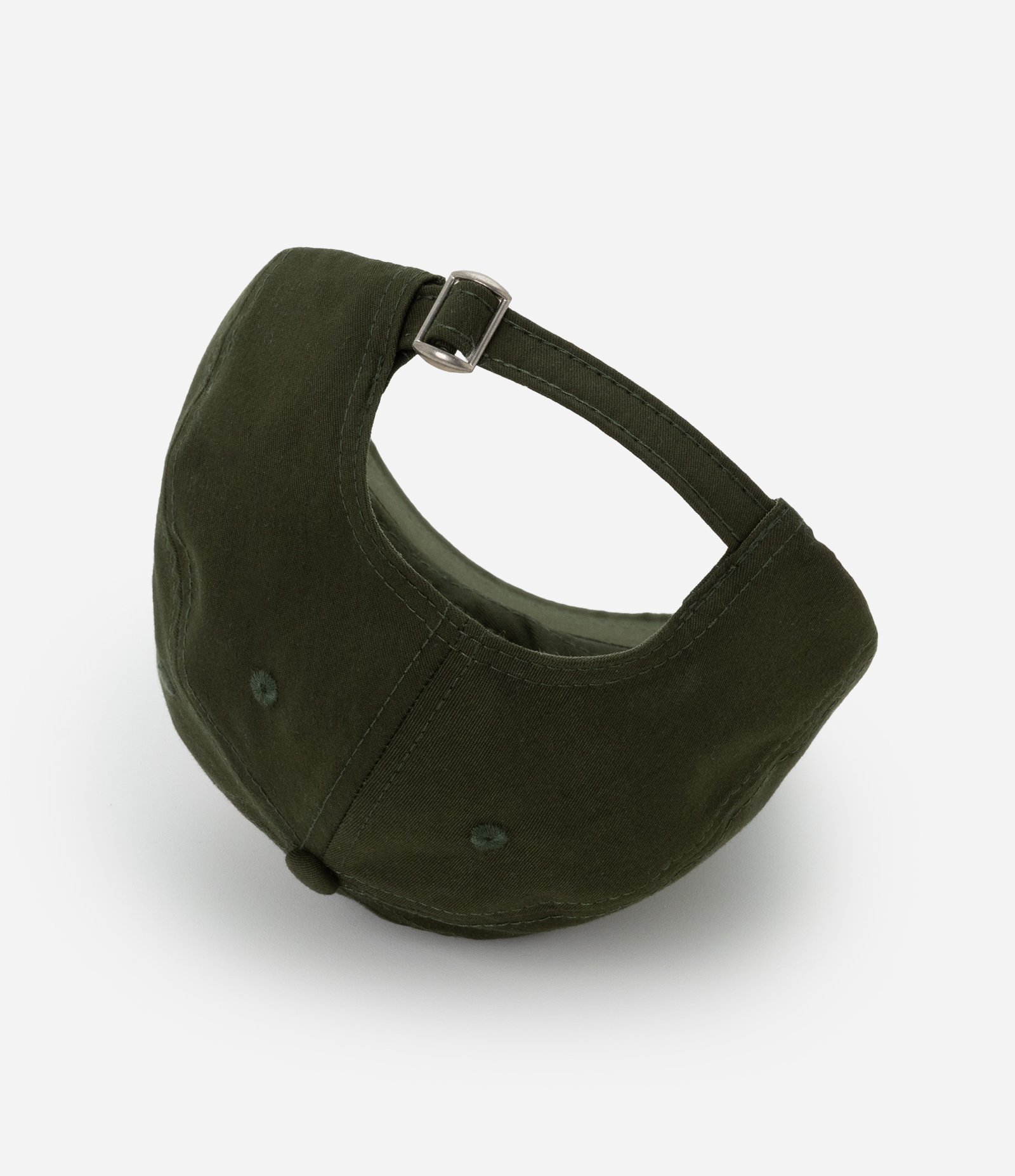 Boné Aba Curva em Sarja com Bordado New York Verde 3