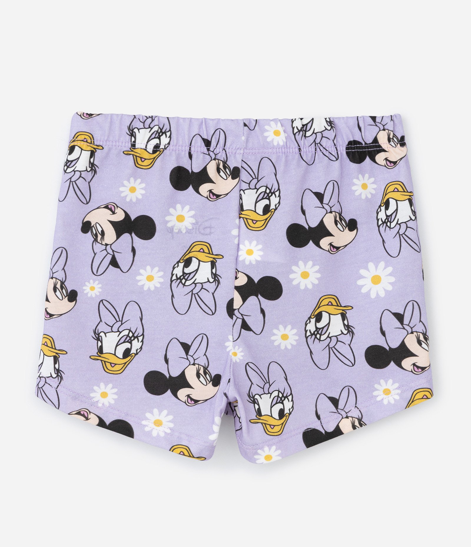 Pijama Curto Infantil com Estampa Minnie e Margarida - Tam 2 a 6 anos Amarelo/Roxo 5