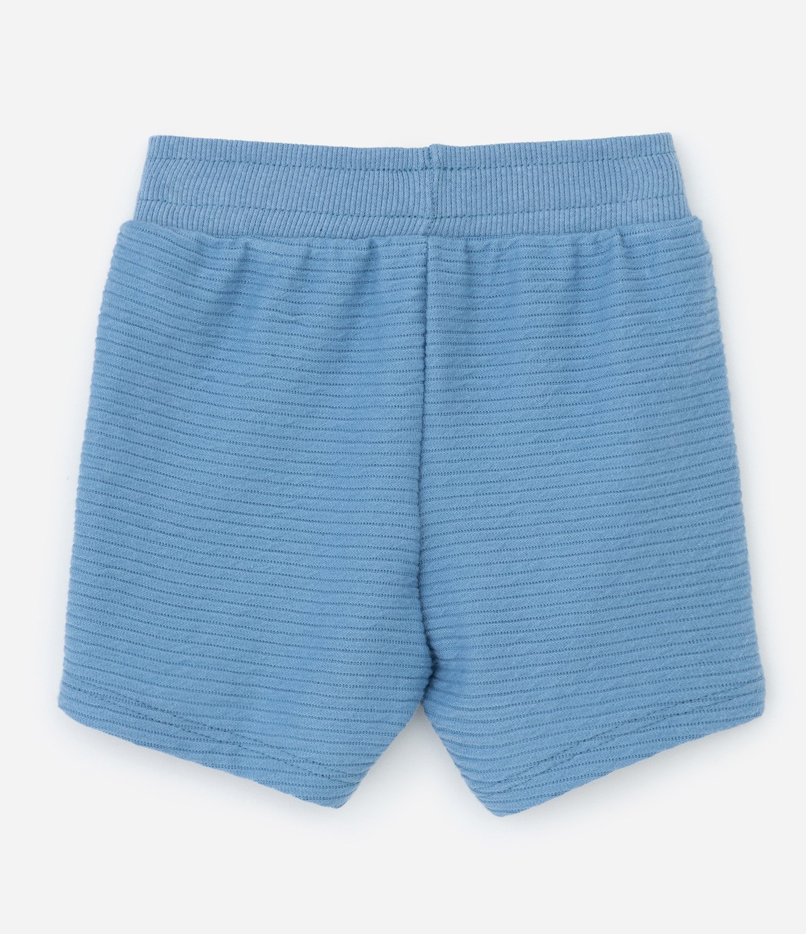 Conjunto Infantil com Elefante Interativo e Bermuda com Cordão – Tam RN a 18 Meses Azul 5