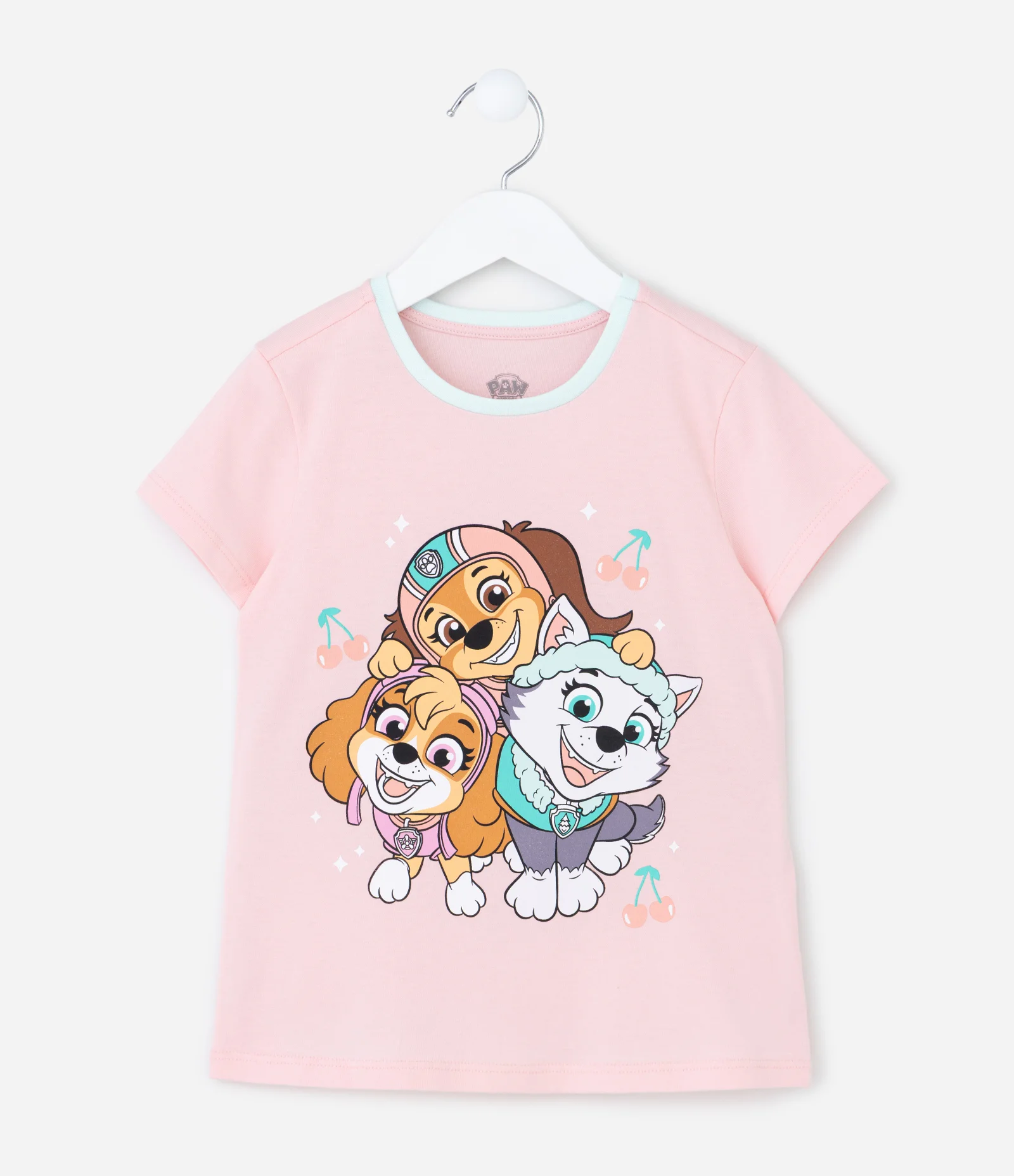 Pijama Curto Infantil com Estampa da Patrulha Canina - Tam 3 a 6 Anos Rosa/Azul 2