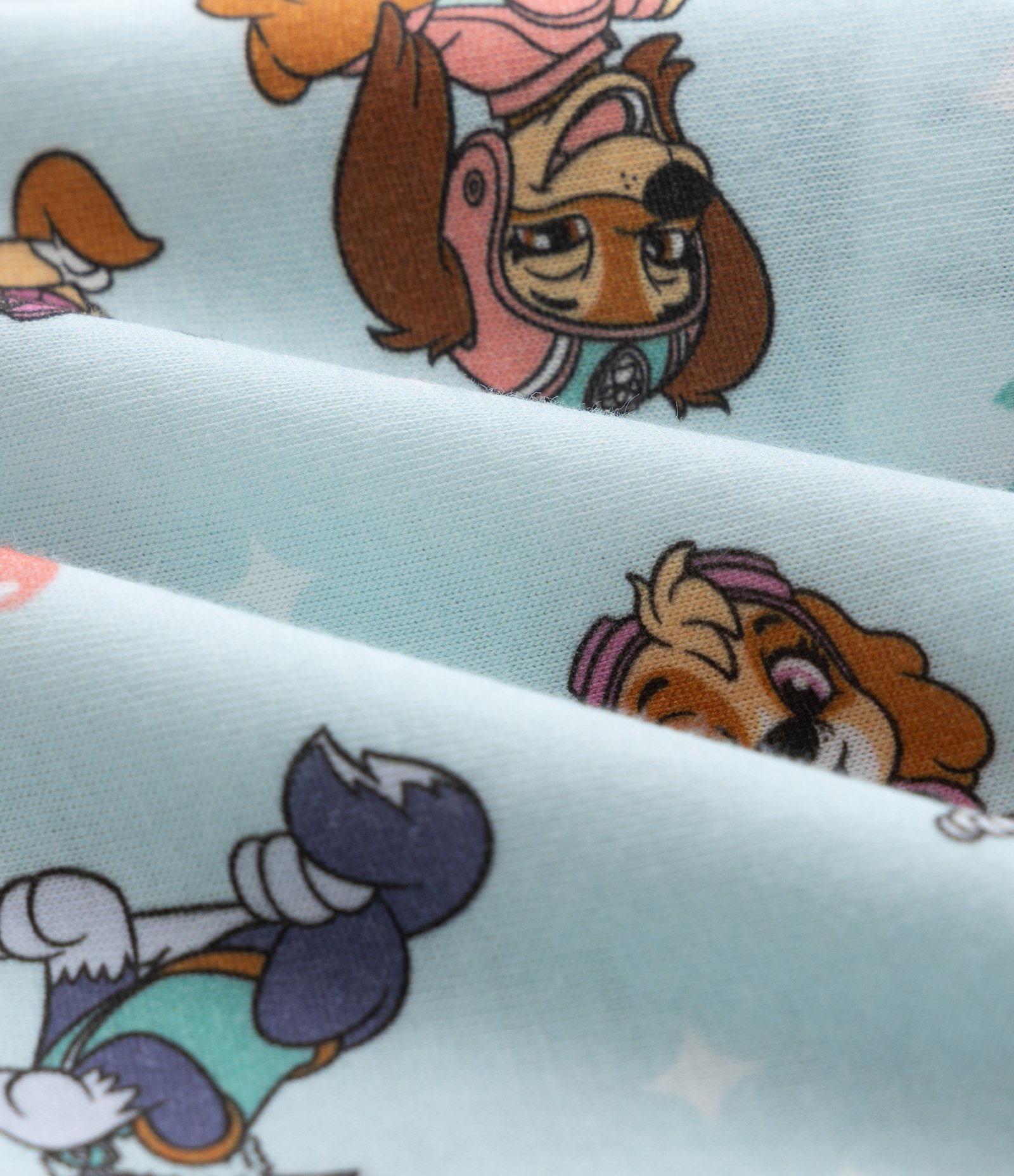 Pijama Curto Infantil com Estampa da Patrulha Canina - Tam 3 a 6 Anos Rosa/Azul 6