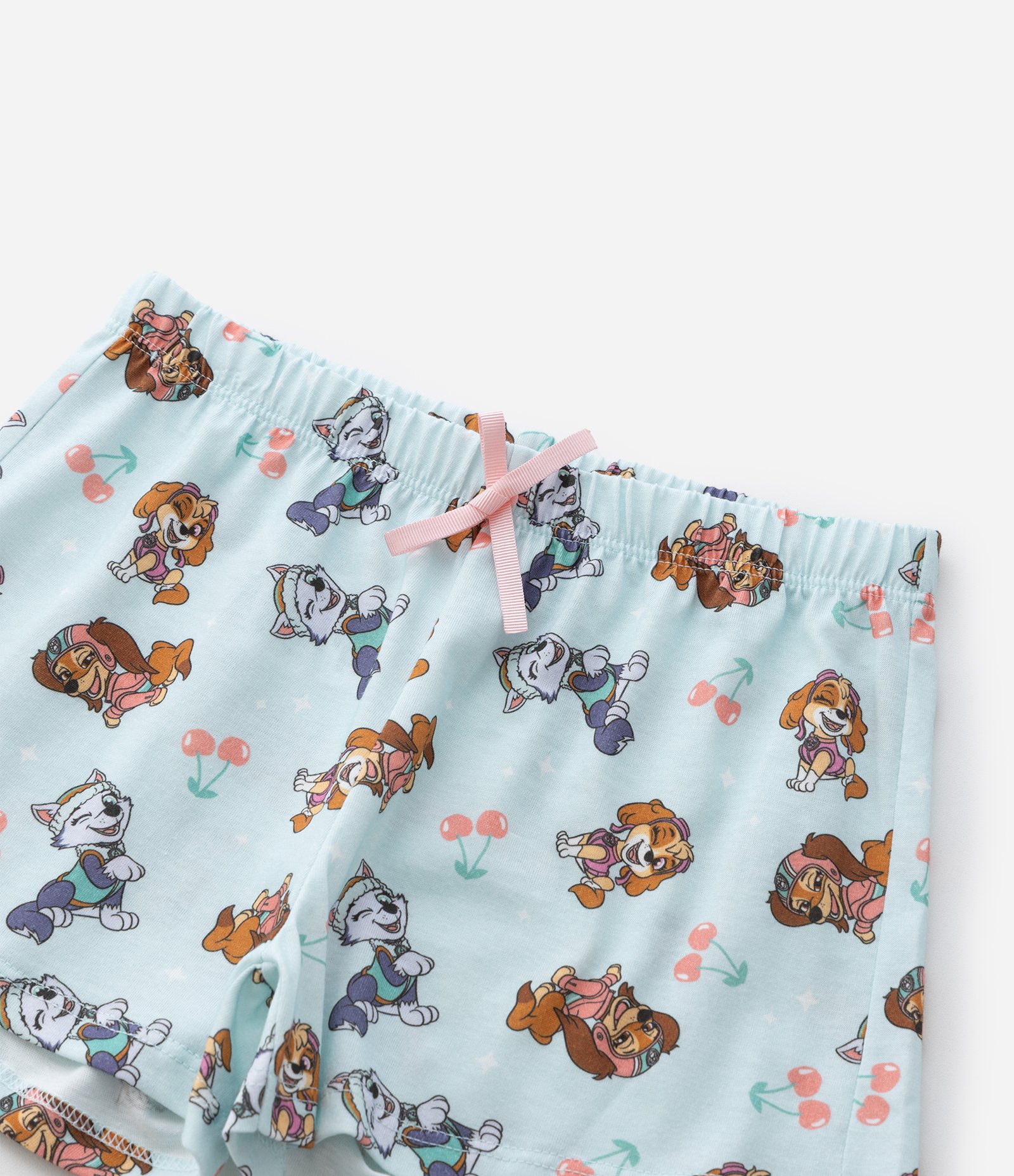 Pijama Curto Infantil com Estampa da Patrulha Canina - Tam 3 a 6 Anos Rosa/Azul 7