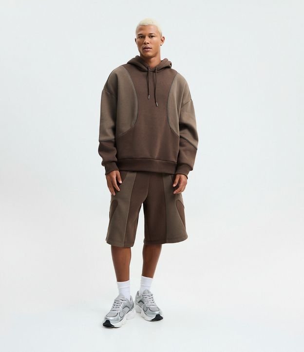 Bermuda Masculina em Moletom com Felpa