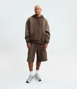 Bermuda Masculina em Moletom com Felpa