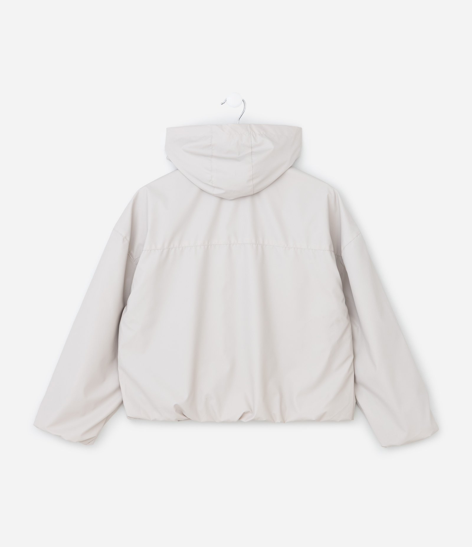 Jaqueta Infantil Quebra Vento em Peach Touch- Tam 5 a 14 Anos Cinza 2