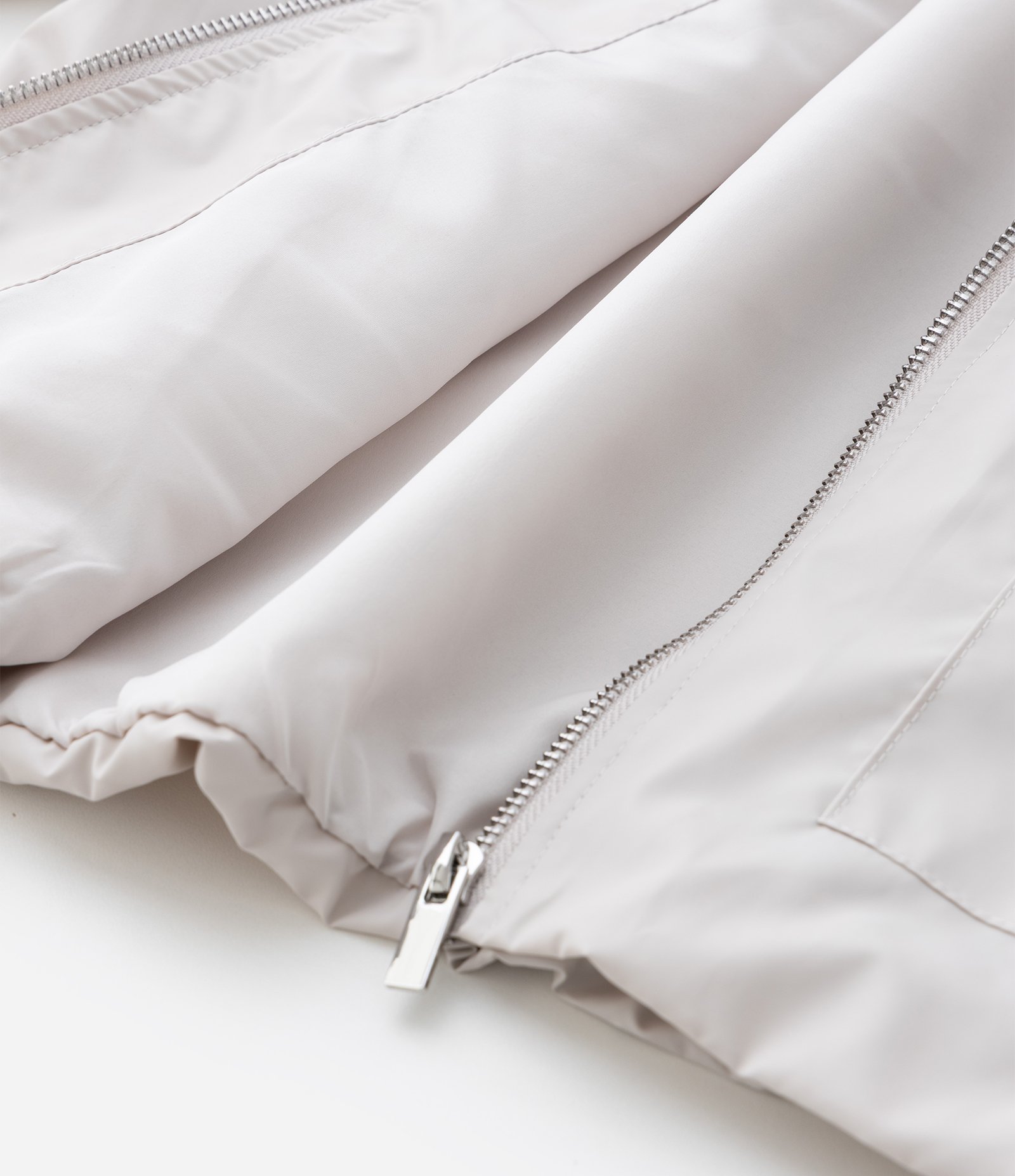 Jaqueta Infantil Quebra Vento em Peach Touch- Tam 5 a 14 Anos Cinza 4