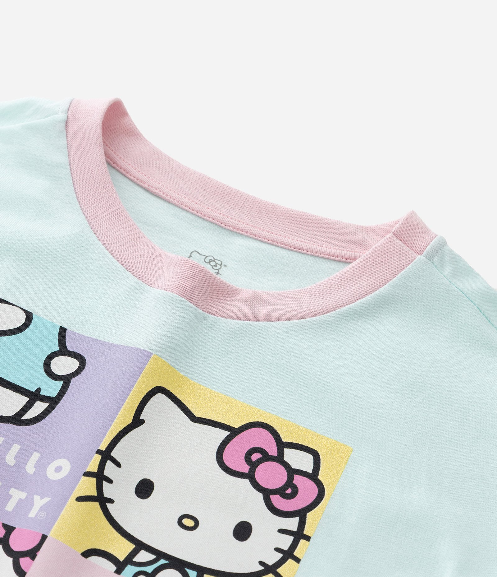 Pijama Infantil com Estampa Hello Kitty - Tam 5 a 14 Anos Rosa/Azul 9