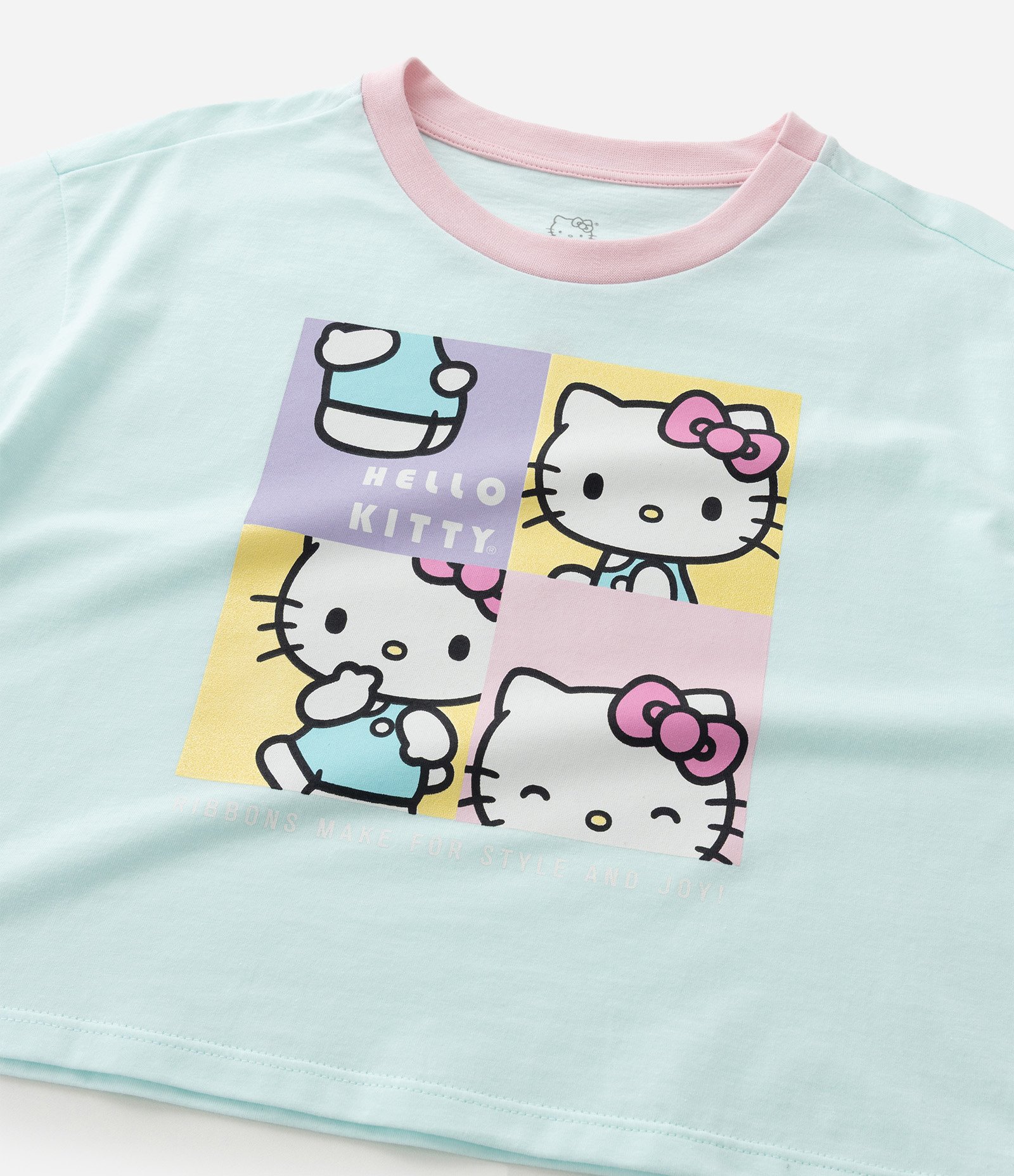 Pijama Infantil com Estampa Hello Kitty - Tam 5 a 14 Anos Rosa/Azul 11