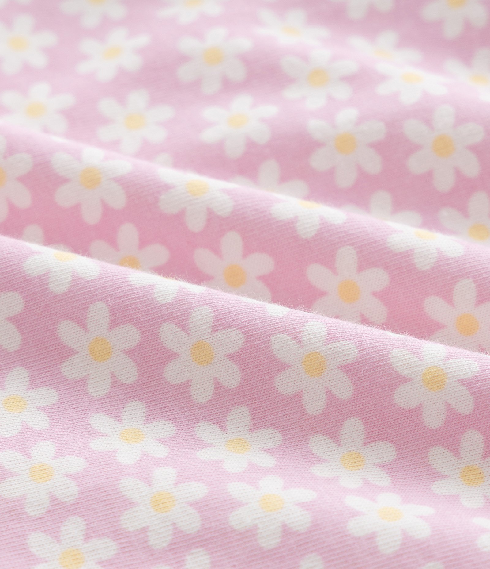 Pijama Curto Infantil com Estampa de Flores e Capivara - Tam 5 a 16 anos Branco/Rosa 6