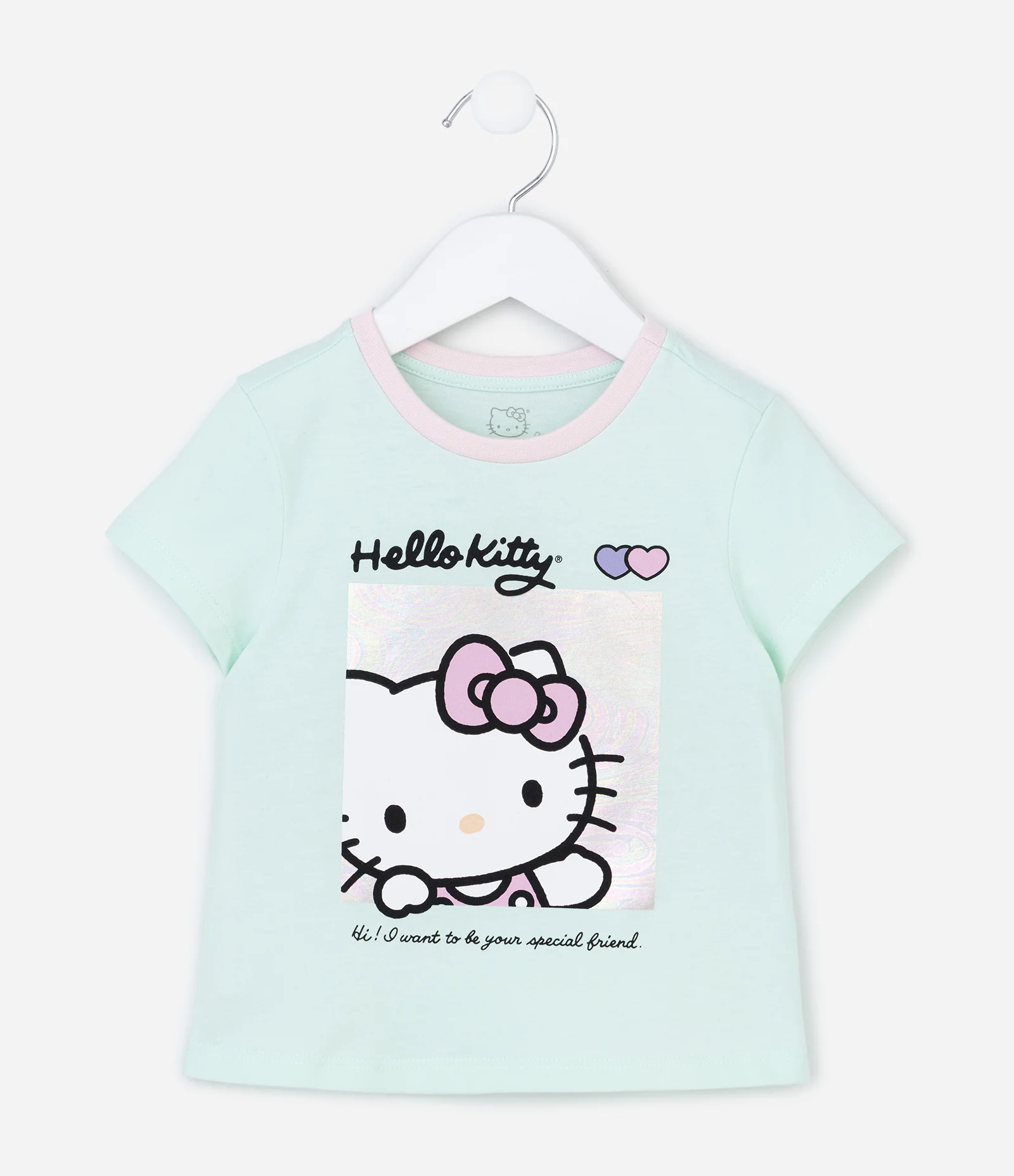 Pijama Curto Infantil em Algodão com Estampa Hello Kitty – Tam 2 a 6 Anos Multicores 2