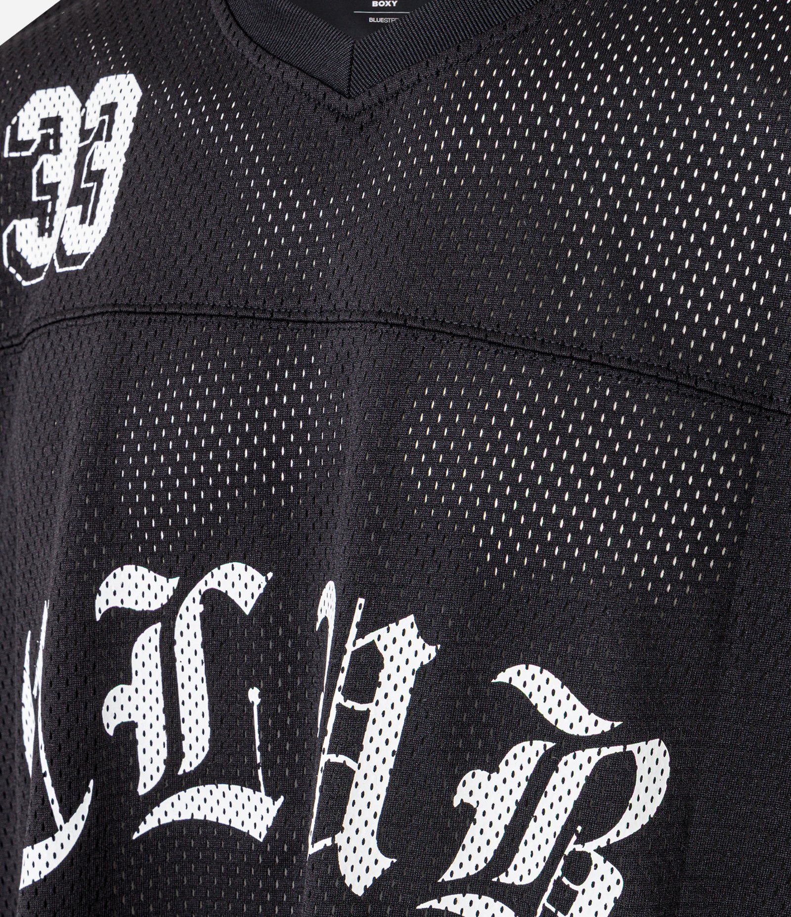 Camiseta Boxy Sportcore com Estampa Lettering Preto 3