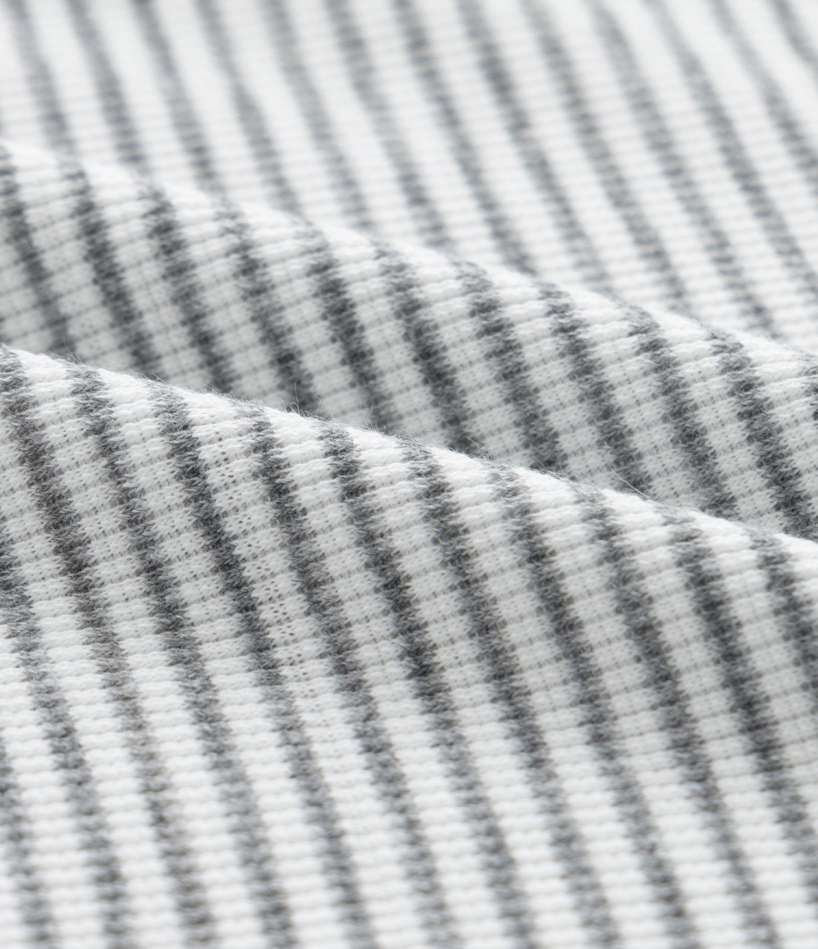 Conjunto Infantil em Ribana com Estampa de Listras - Tam 0 a 18 Meses Cinza 10