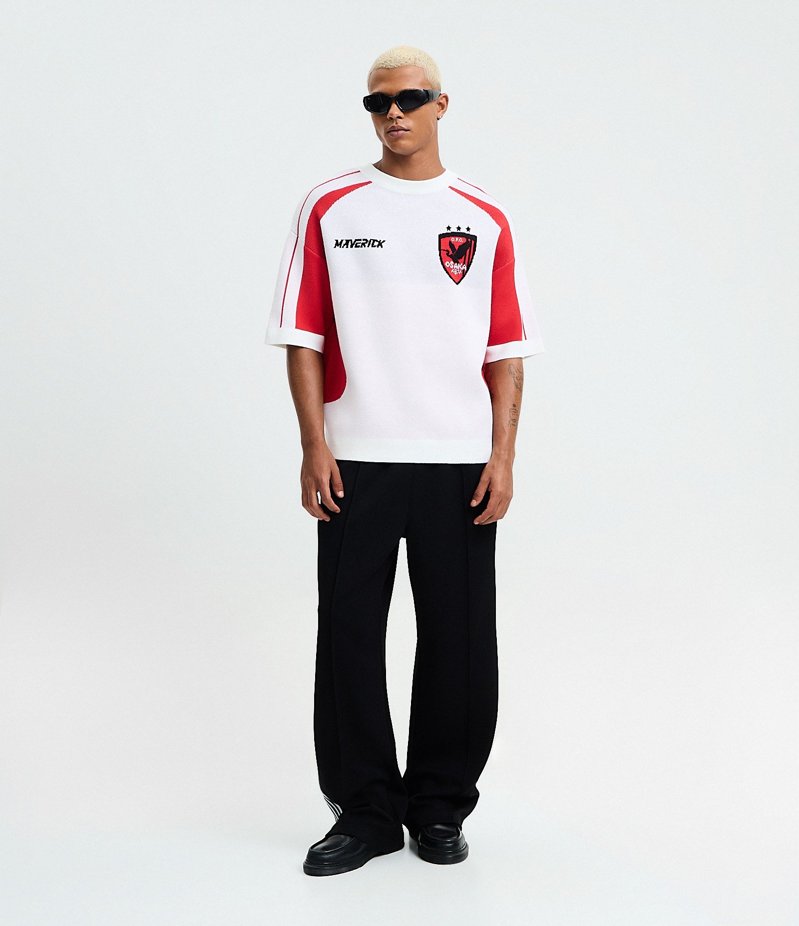 Camisa em Acrílico com Efeito Tricô com Estampa Lettering Branco 2