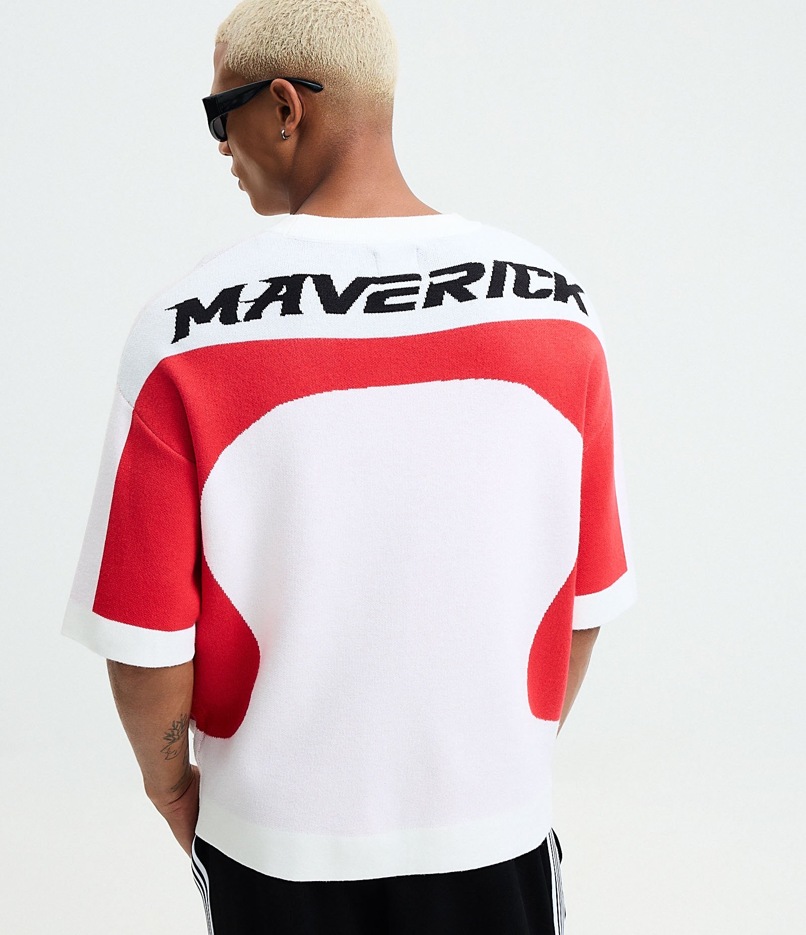 Camisa em Acrílico com Efeito Tricô com Estampa Lettering Branco 3