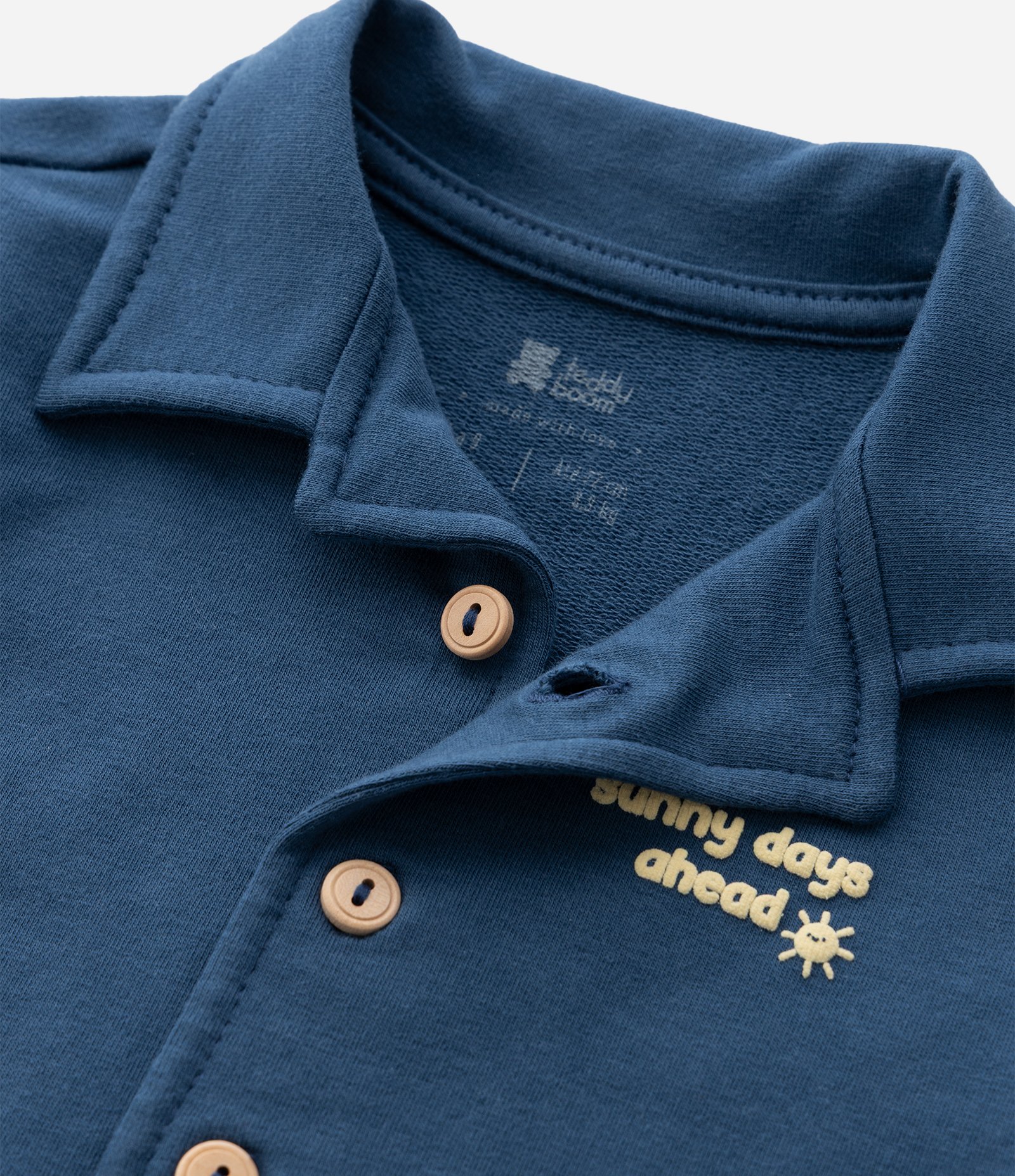 Conjunto Infantil em Moletom Barco a Vela - Tam 0 a 18 Meses Azul/Branco 6