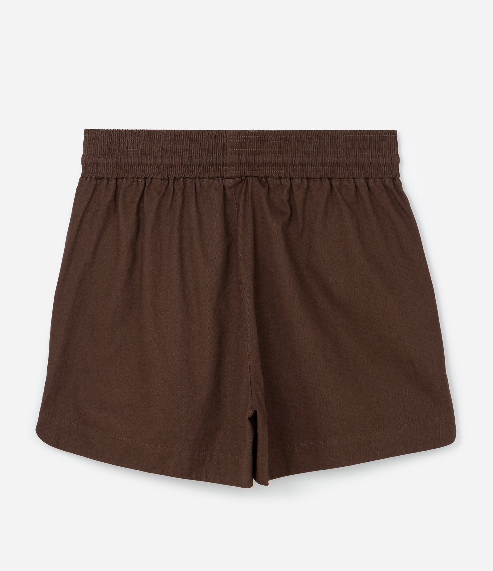 Short Comfy em Sarja com Elástico no Cós Curve & Plus Size Marrom 6