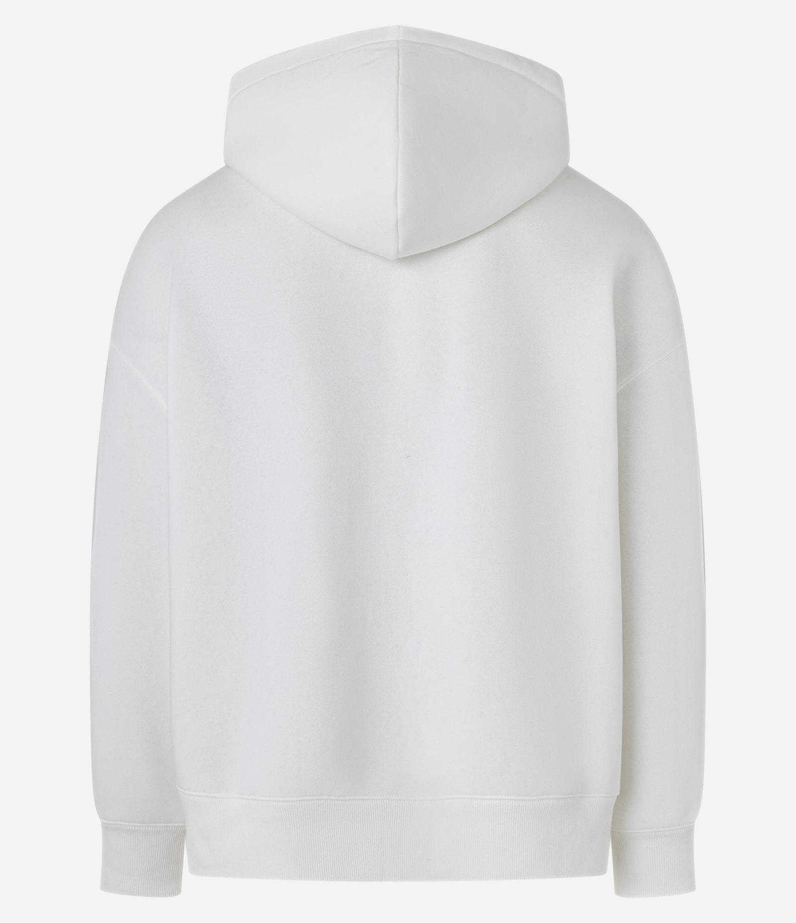 Casaco em Moletom com Recortes Contrastantes Branco 7