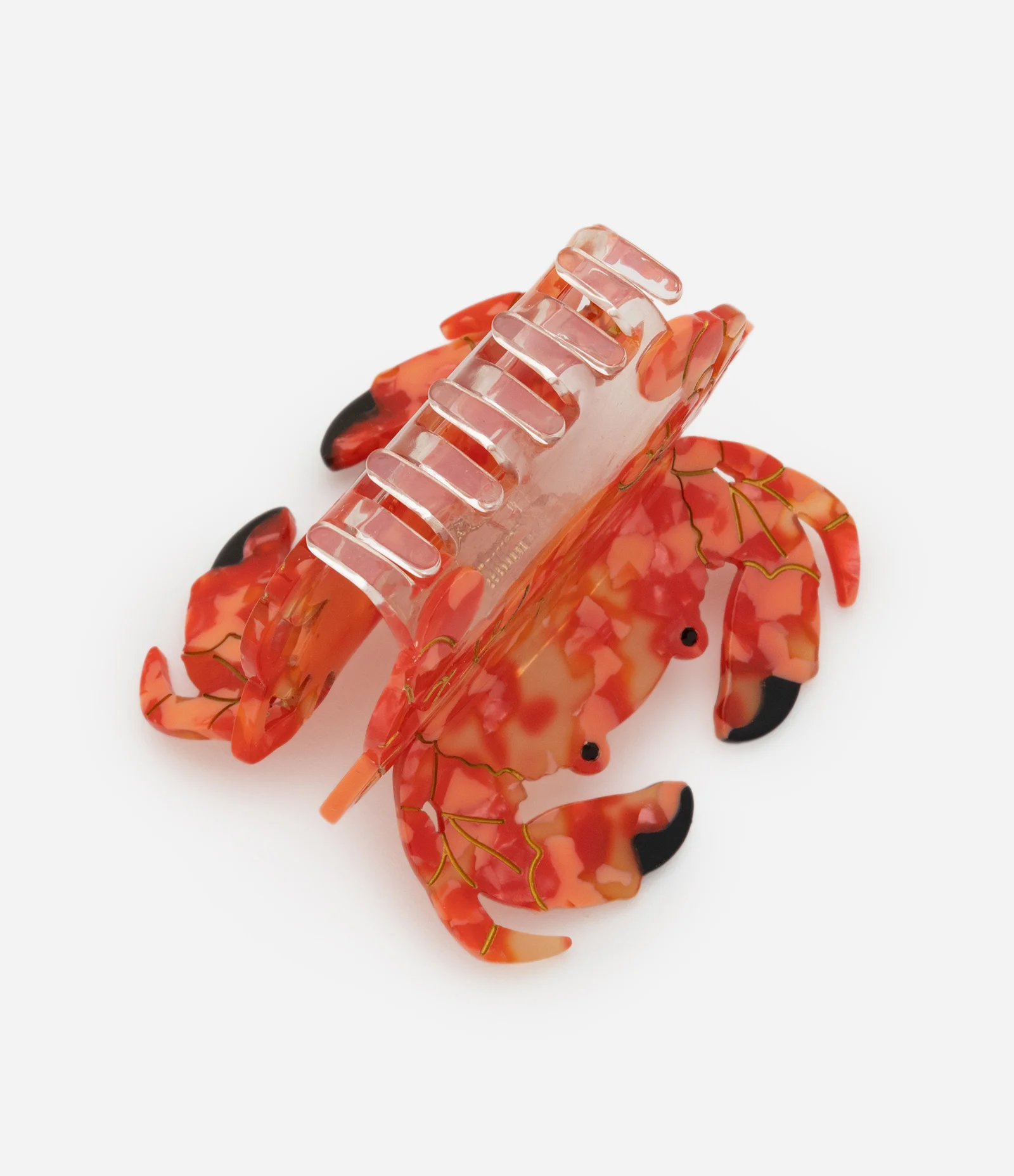 Piranha de Cabelo com Formato de Caranguejo Vermelho 2