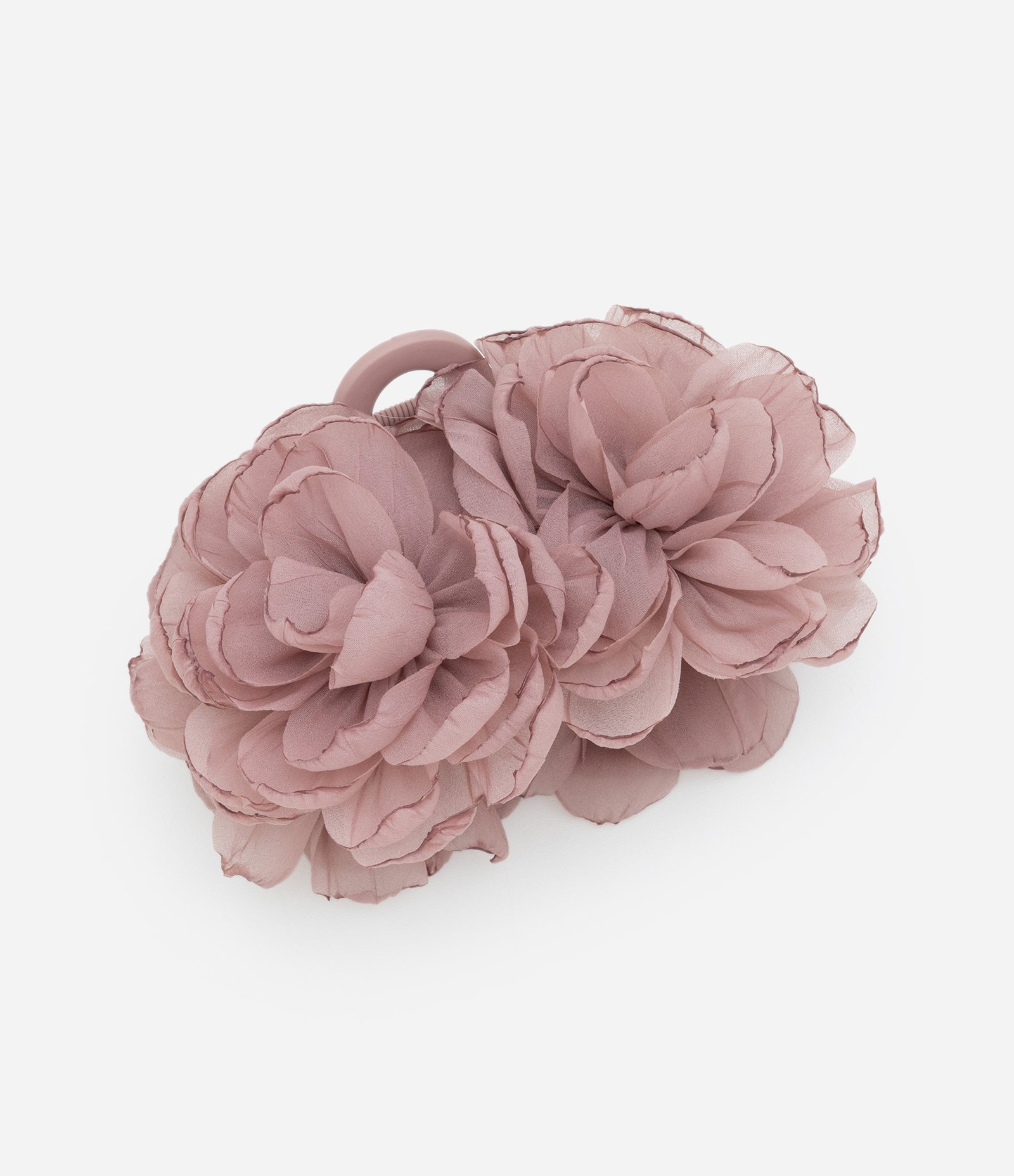 Piranha De Cabelo com Formato Flor Rosa 1