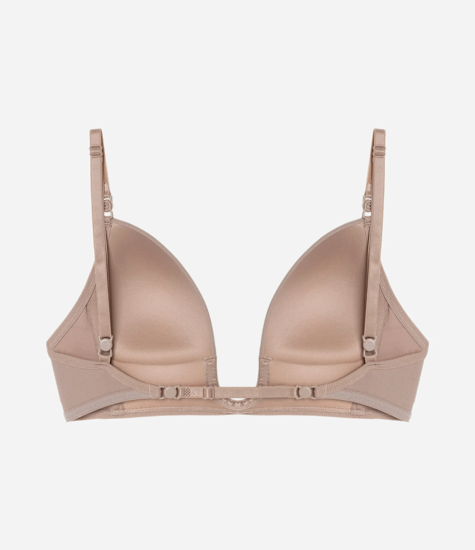 Sutiã Multifuncional em Microfibra com Decote Profundo e Bojo Trifil Bege 5