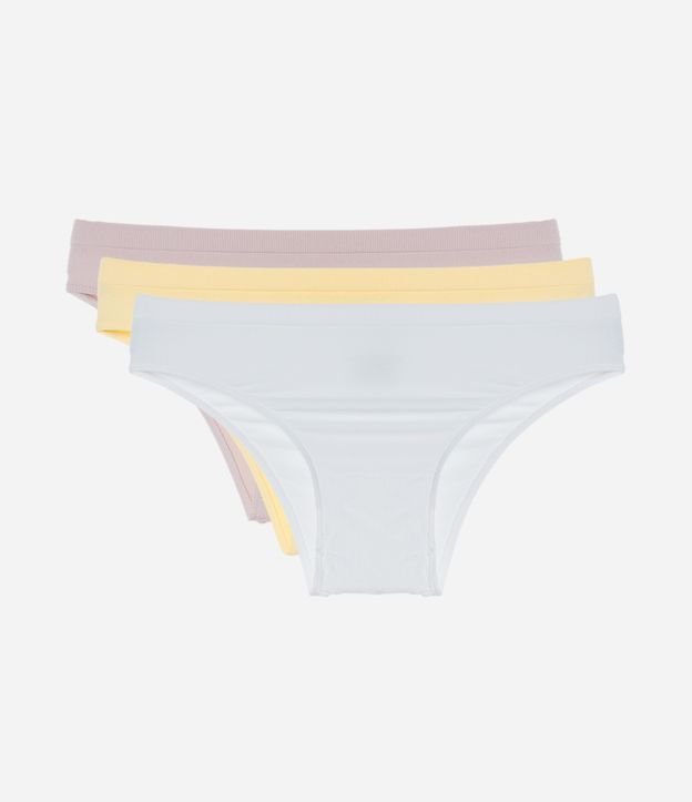 Kit 03 Calcinhas Biquíni Seamless Trifil