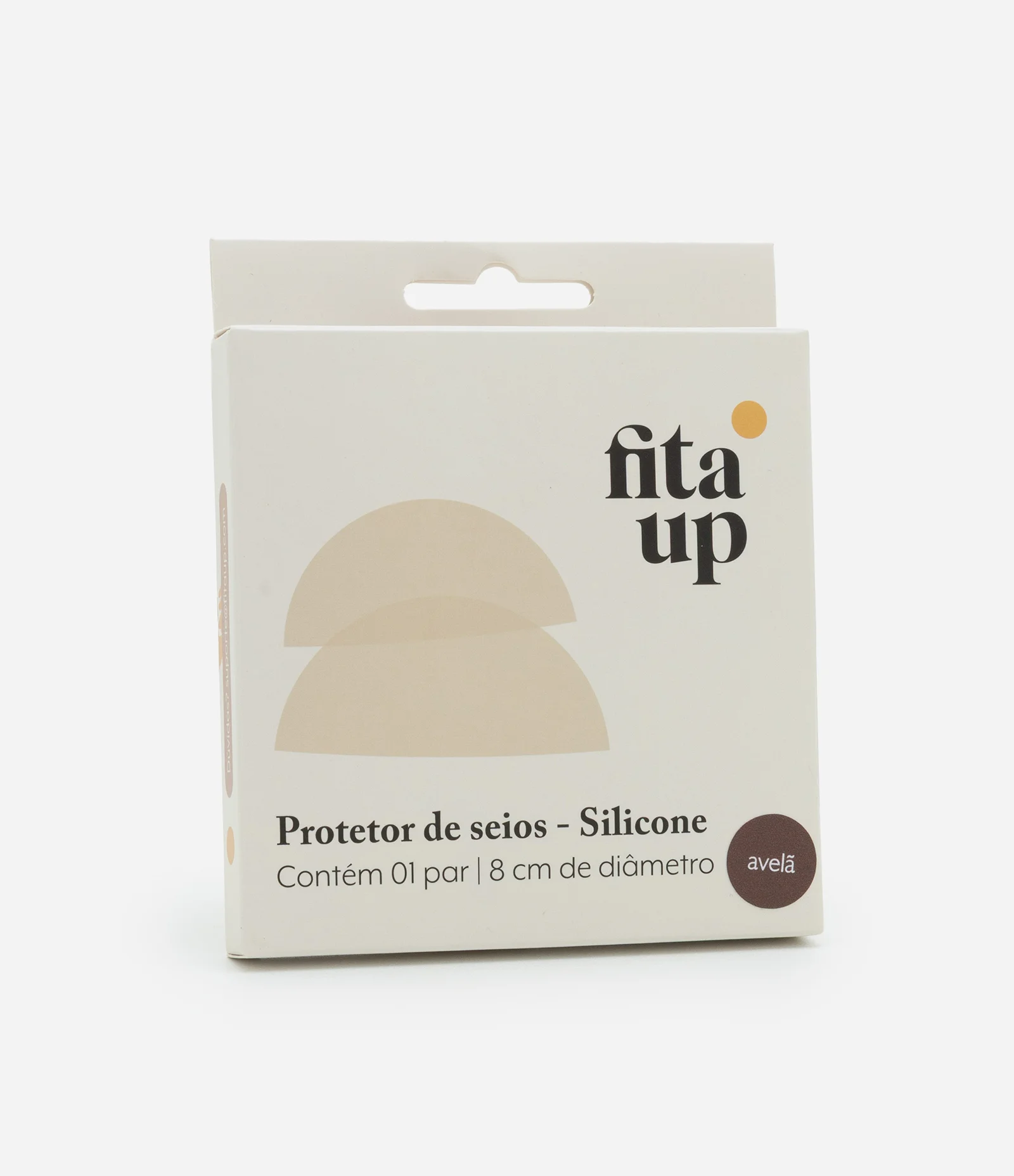 Protetor de Seio Adesivo Invisível em Silicone Ultrafino Avelã 2