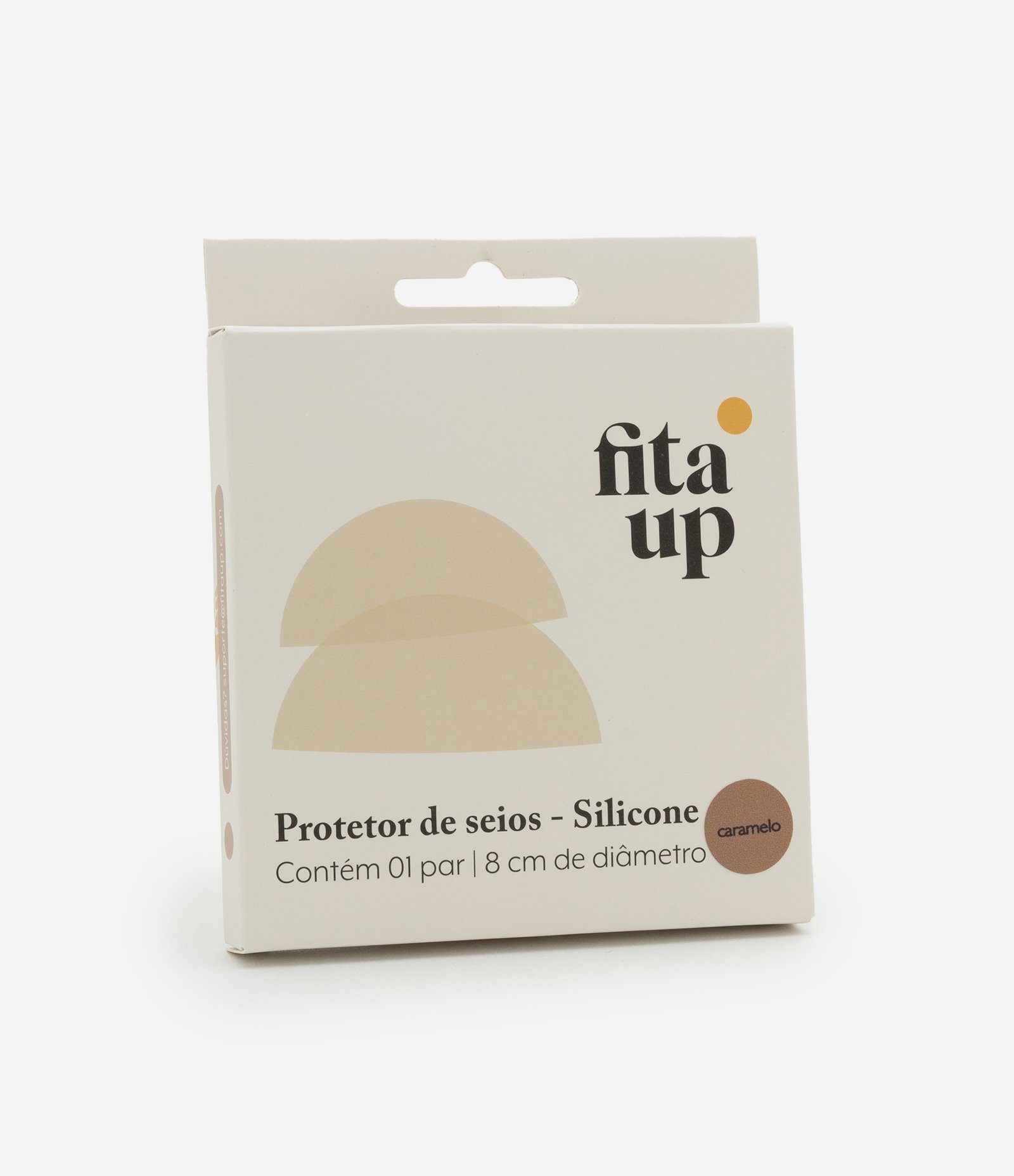Protetor de Seio Adesivo Invisível em Silicone Ultrafino 20 - Caramelo 2