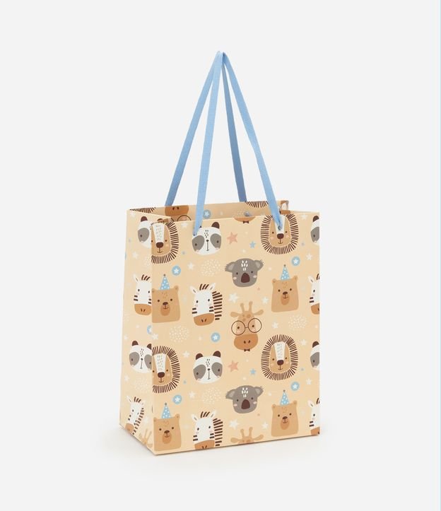 Embalagem de Presente Pequena com Estampa de Animais