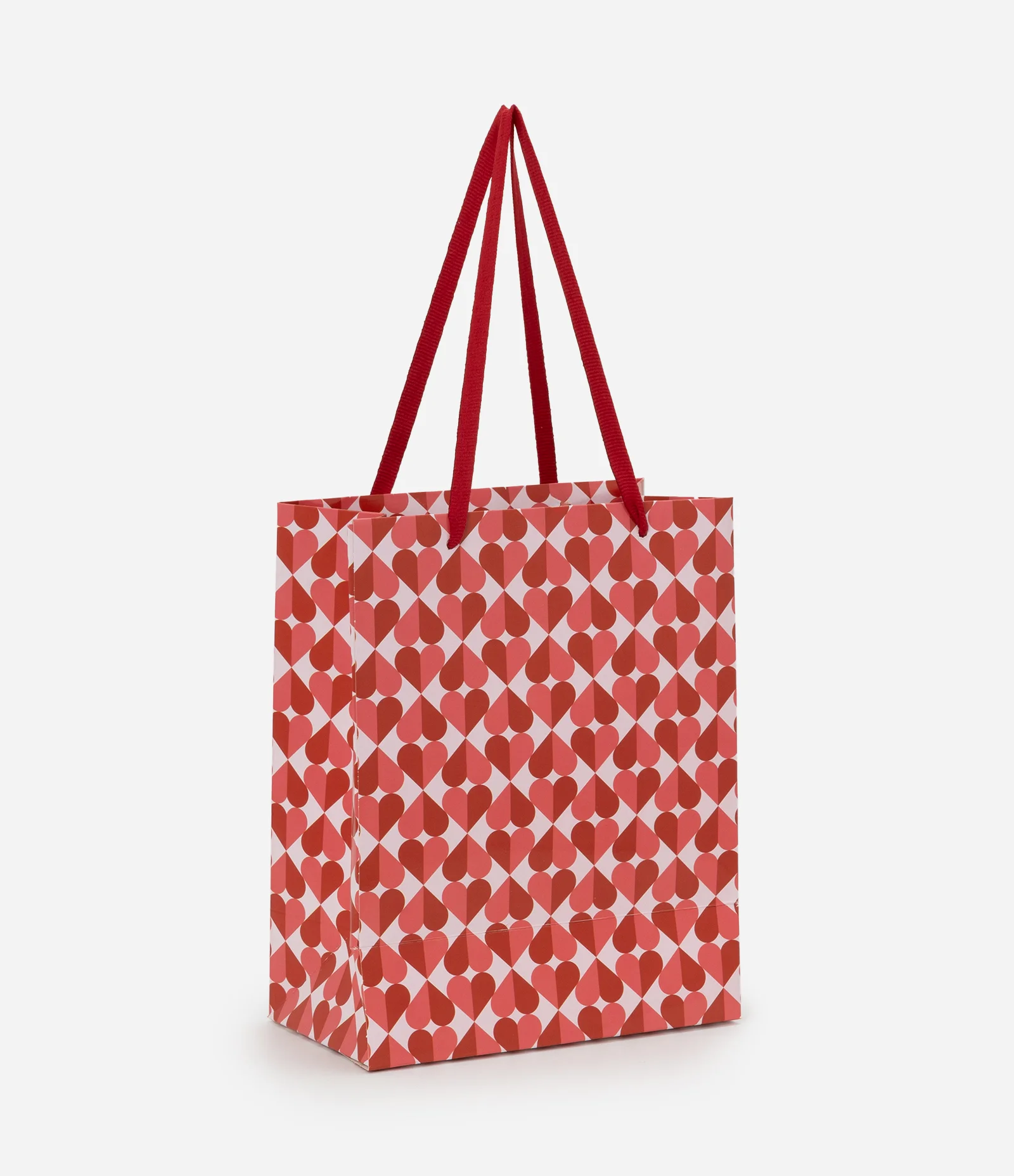 Embalagem de Presente Pequena com Corações Vermelho 1