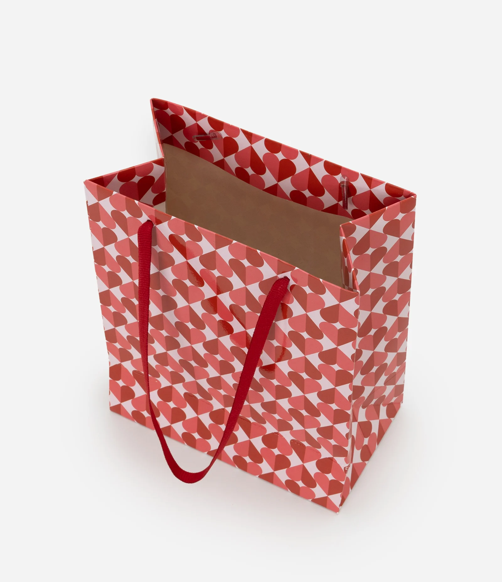 Embalagem de Presente Pequena com Corações Vermelho 2