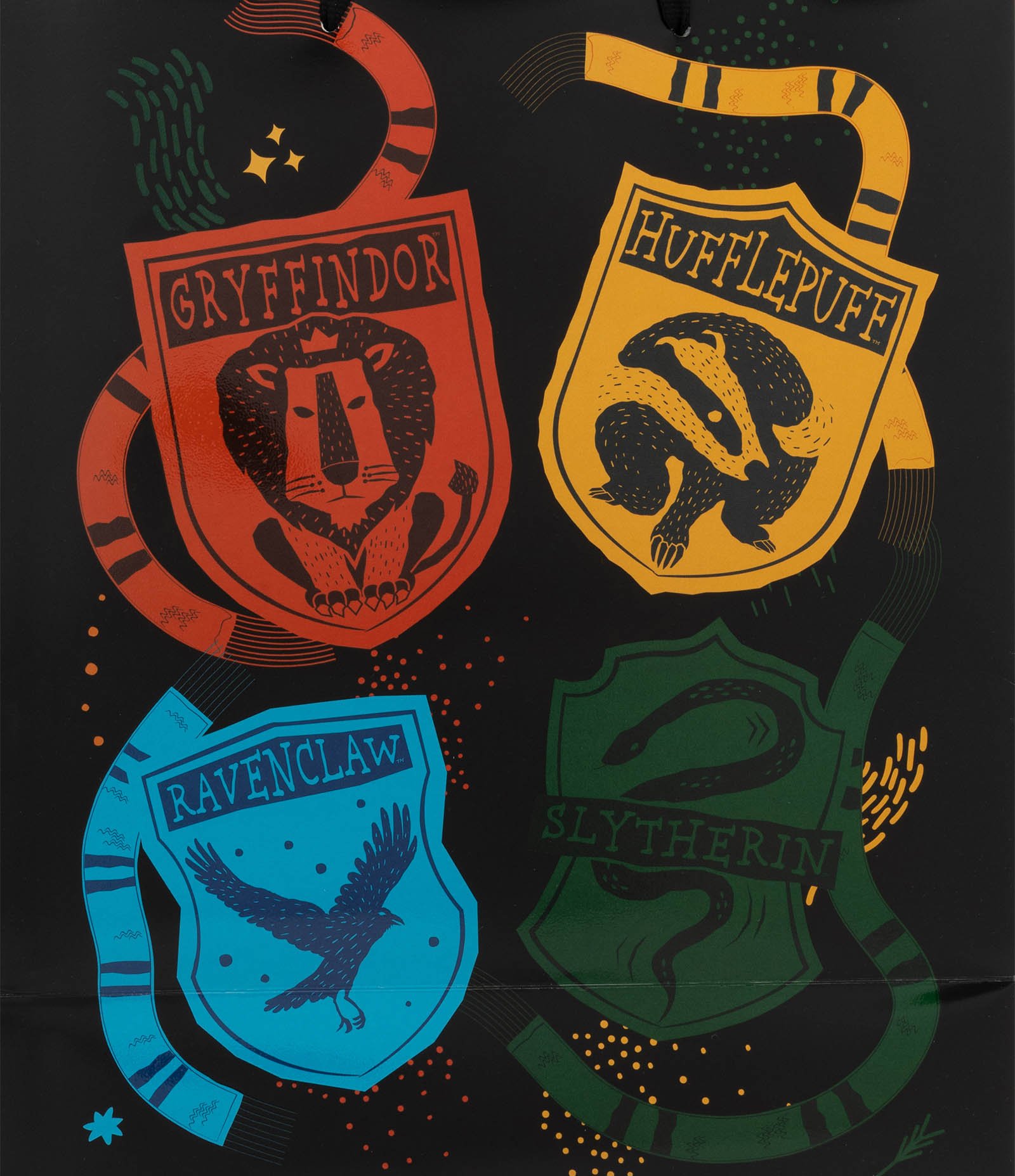 Embalagem de Presente Média Harry Potter Preto 2