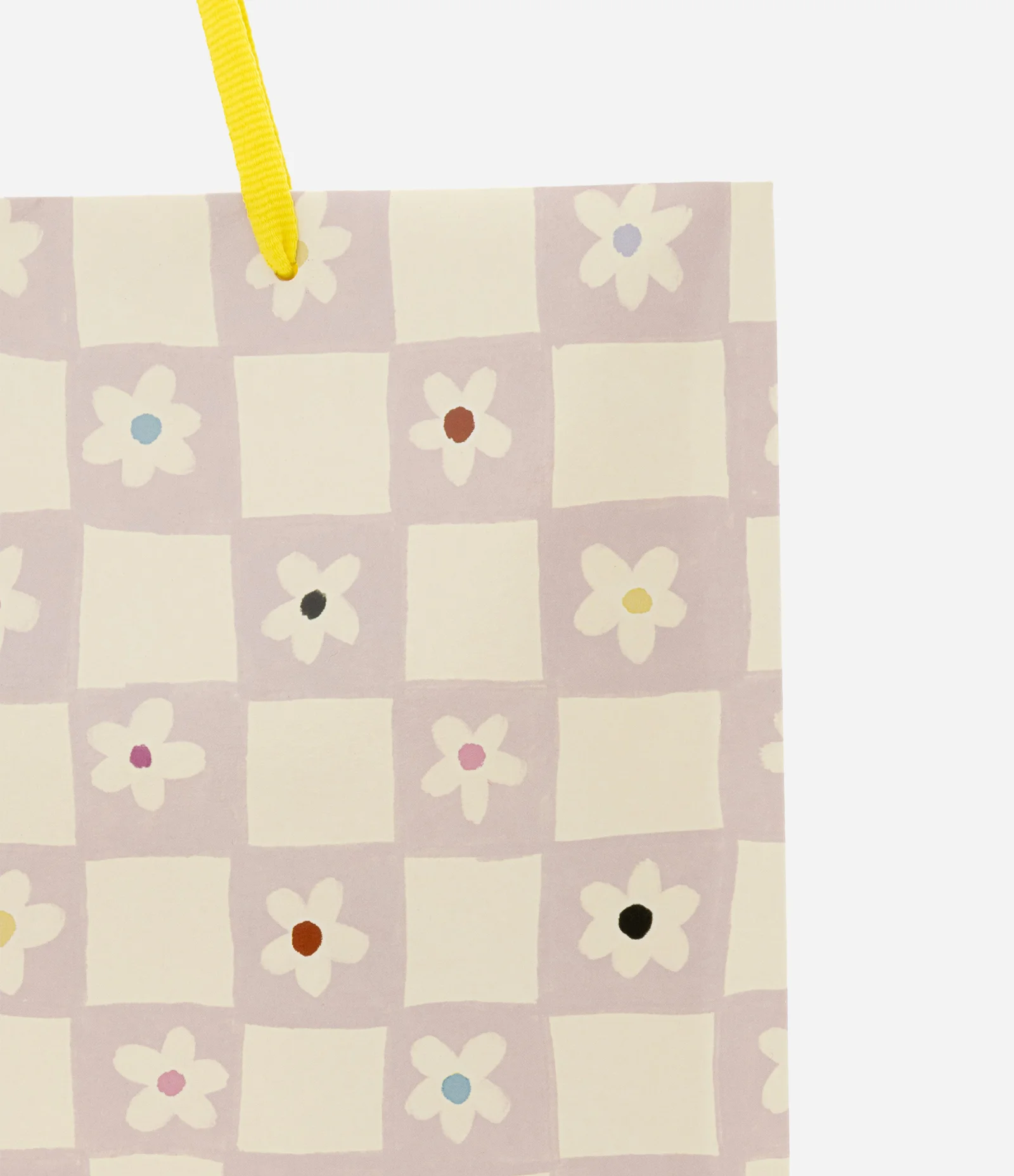 Embalagem de Presente com Estampa de Margaridas Lilás 2