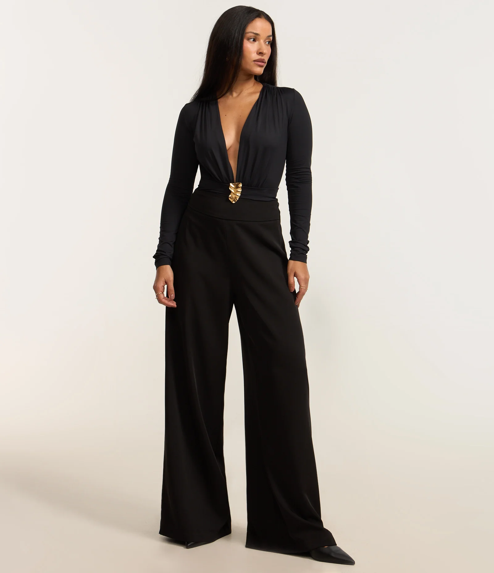 Body em Poliamida com Aviamento no Busto Preto 2