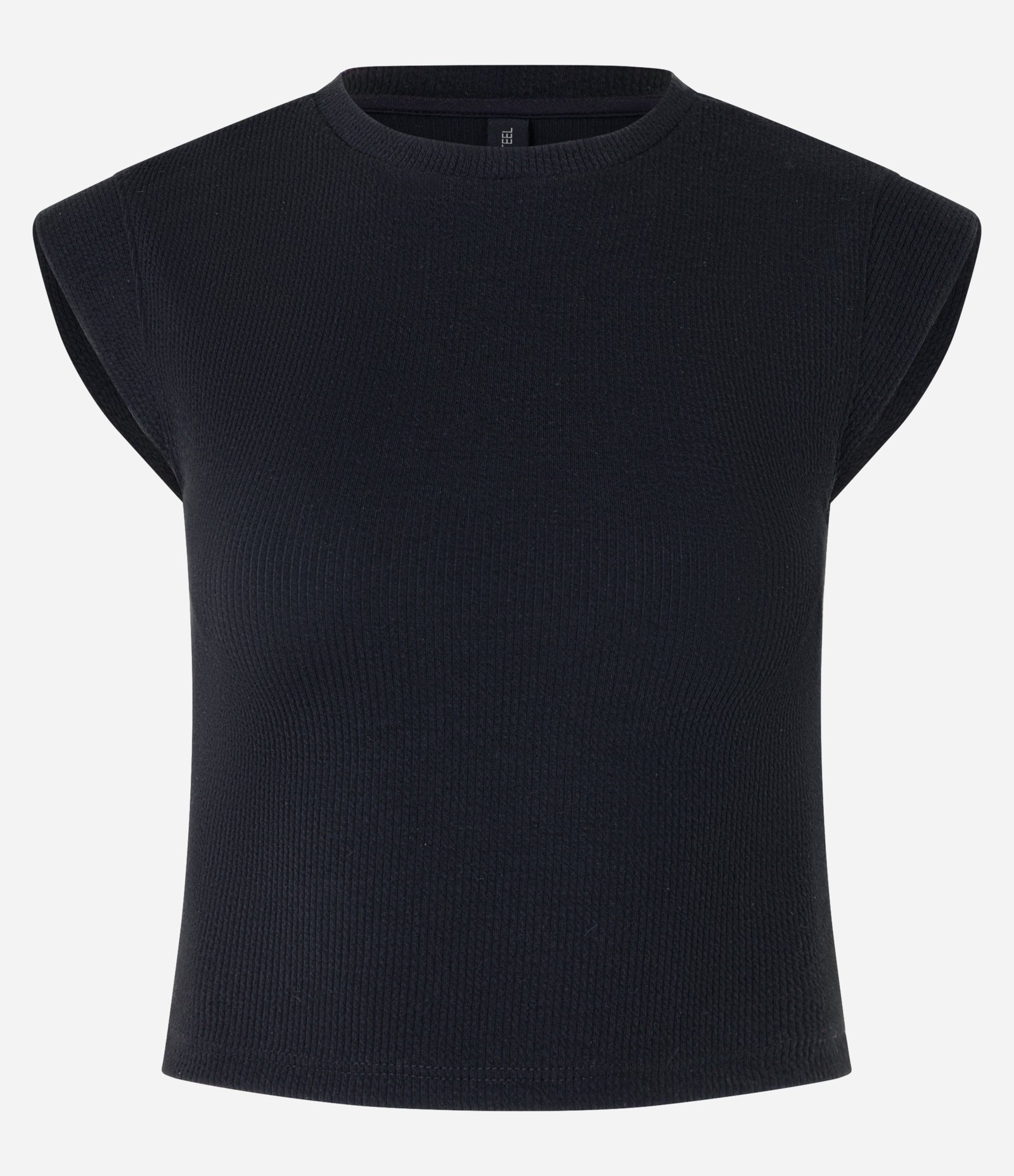 Blusa Canelada com Cava Diferenciada Preto 4