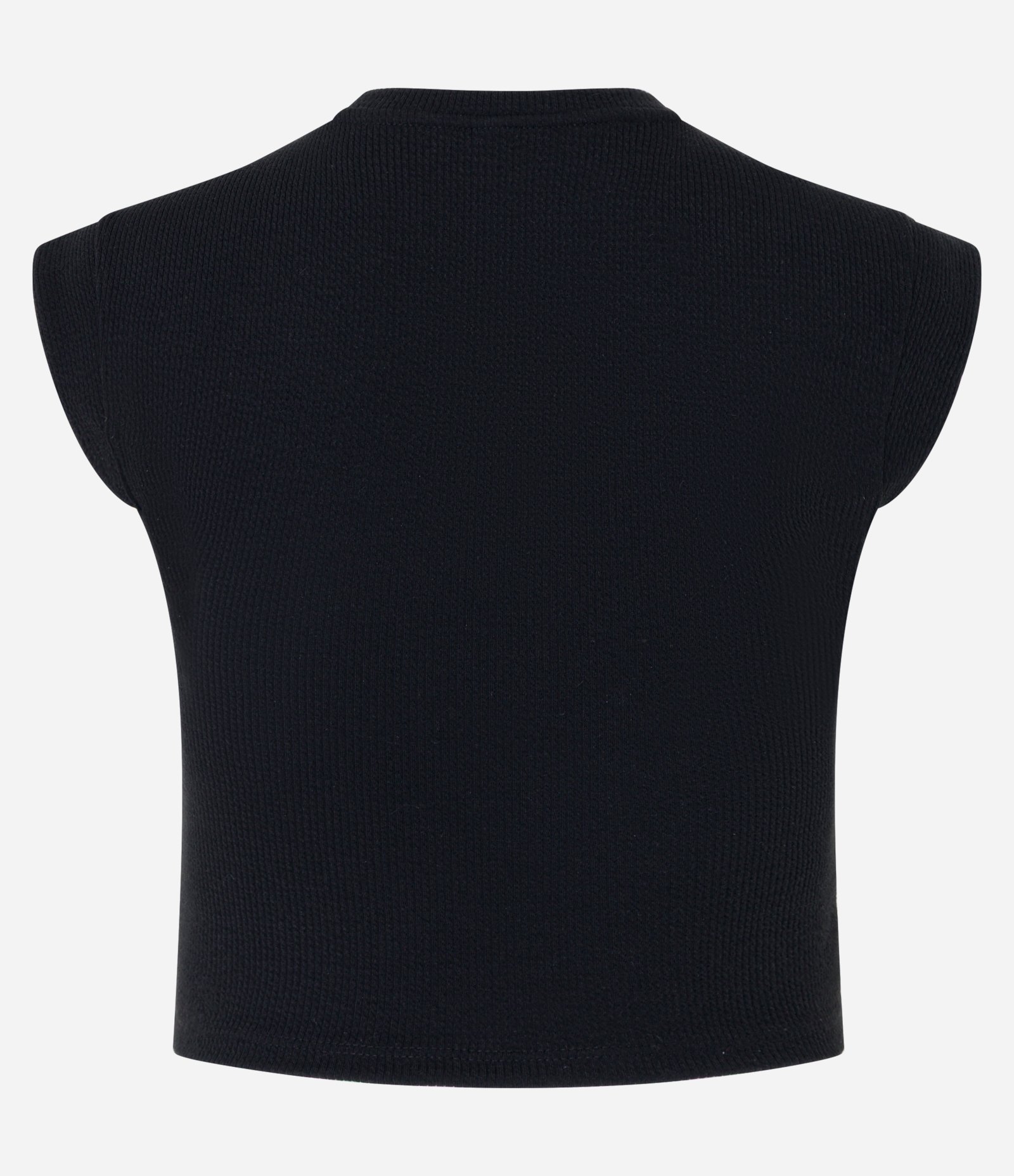 Blusa Canelada com Cava Diferenciada Preto 6