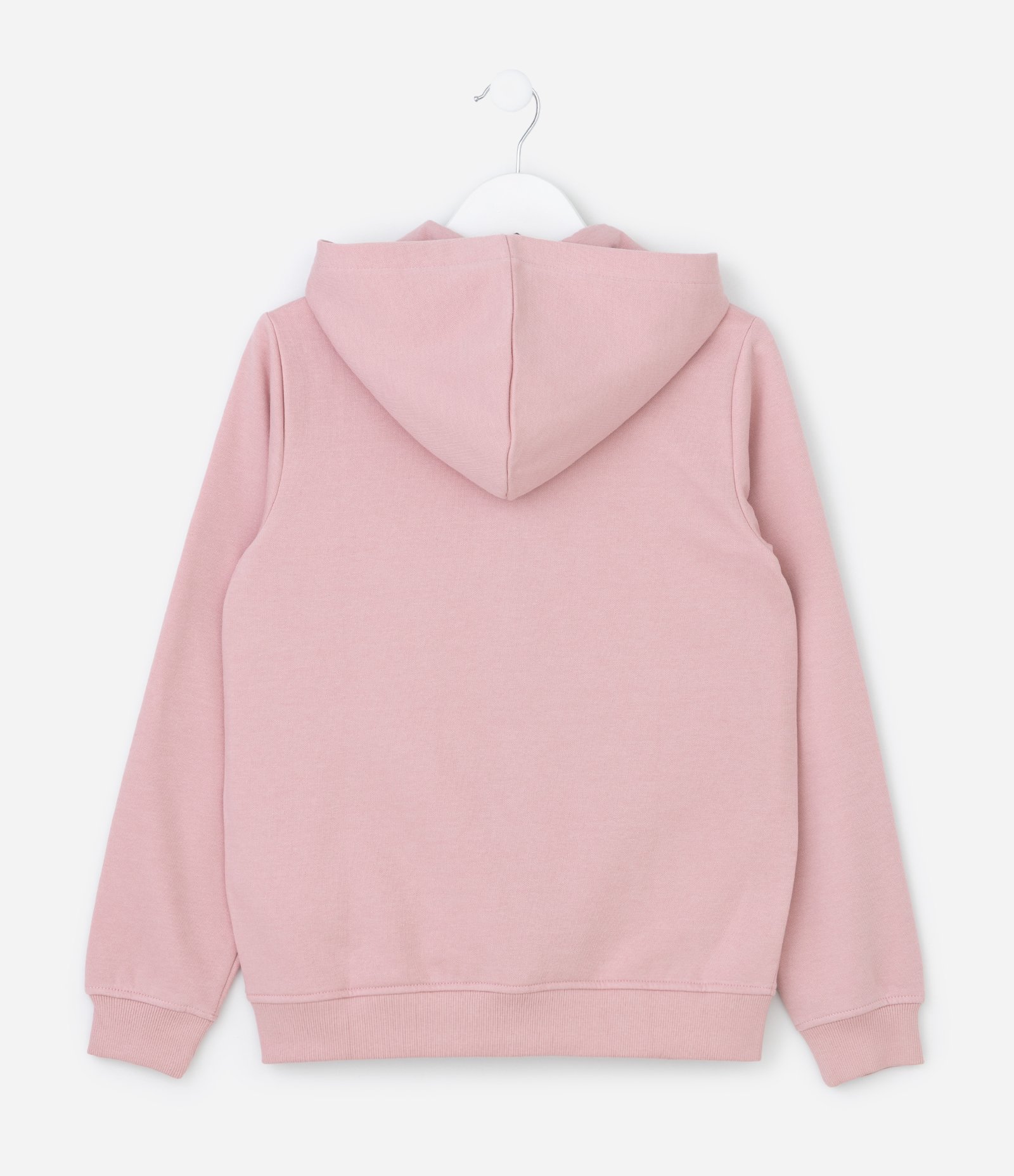 Jaqueta Infantil em Moletom Quentinho com Capuz - Tam 5 a 14 Anos Rosa 3
