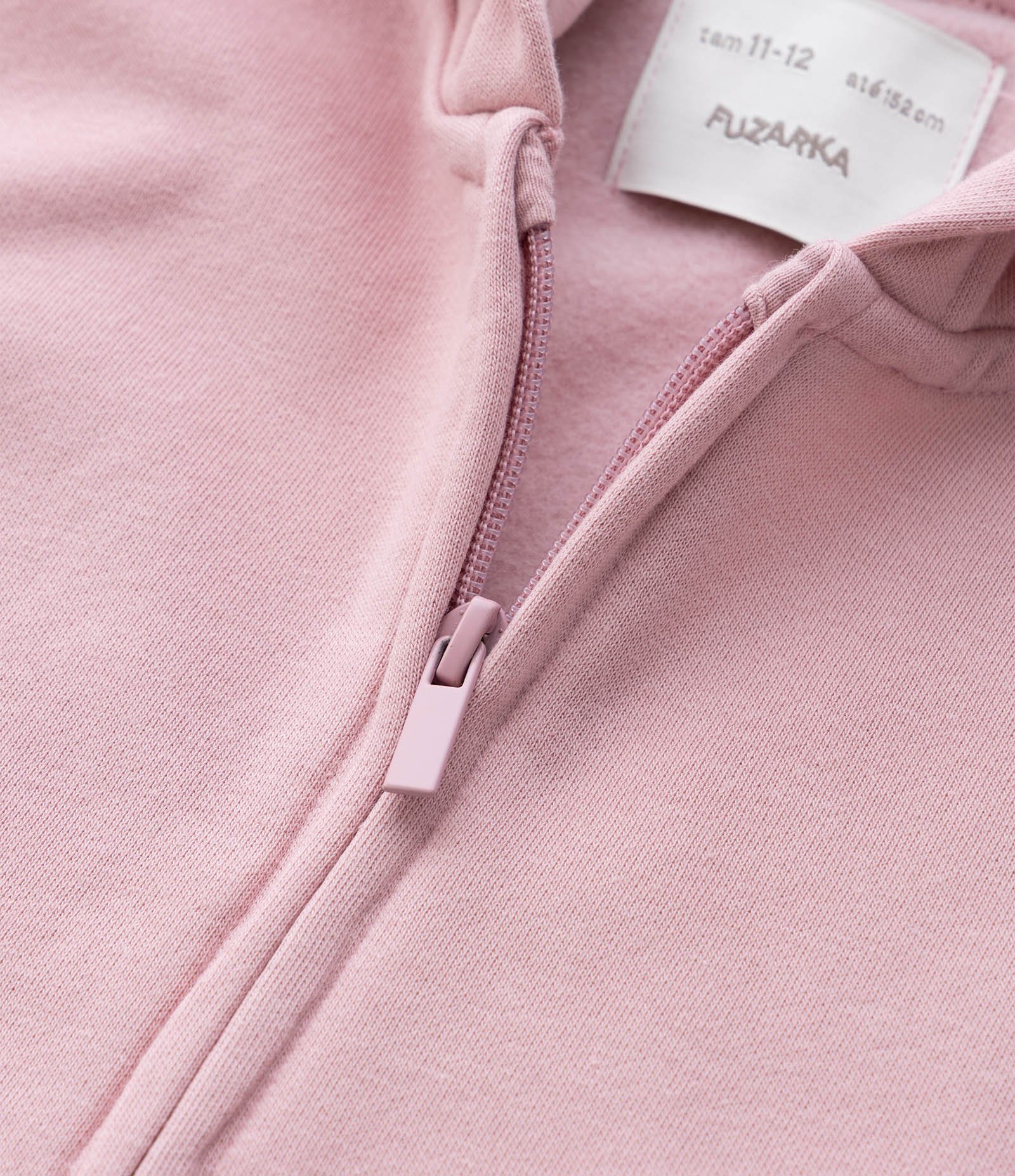 Jaqueta Infantil em Moletom Quentinho com Capuz - Tam 5 a 14 Anos Rosa 7
