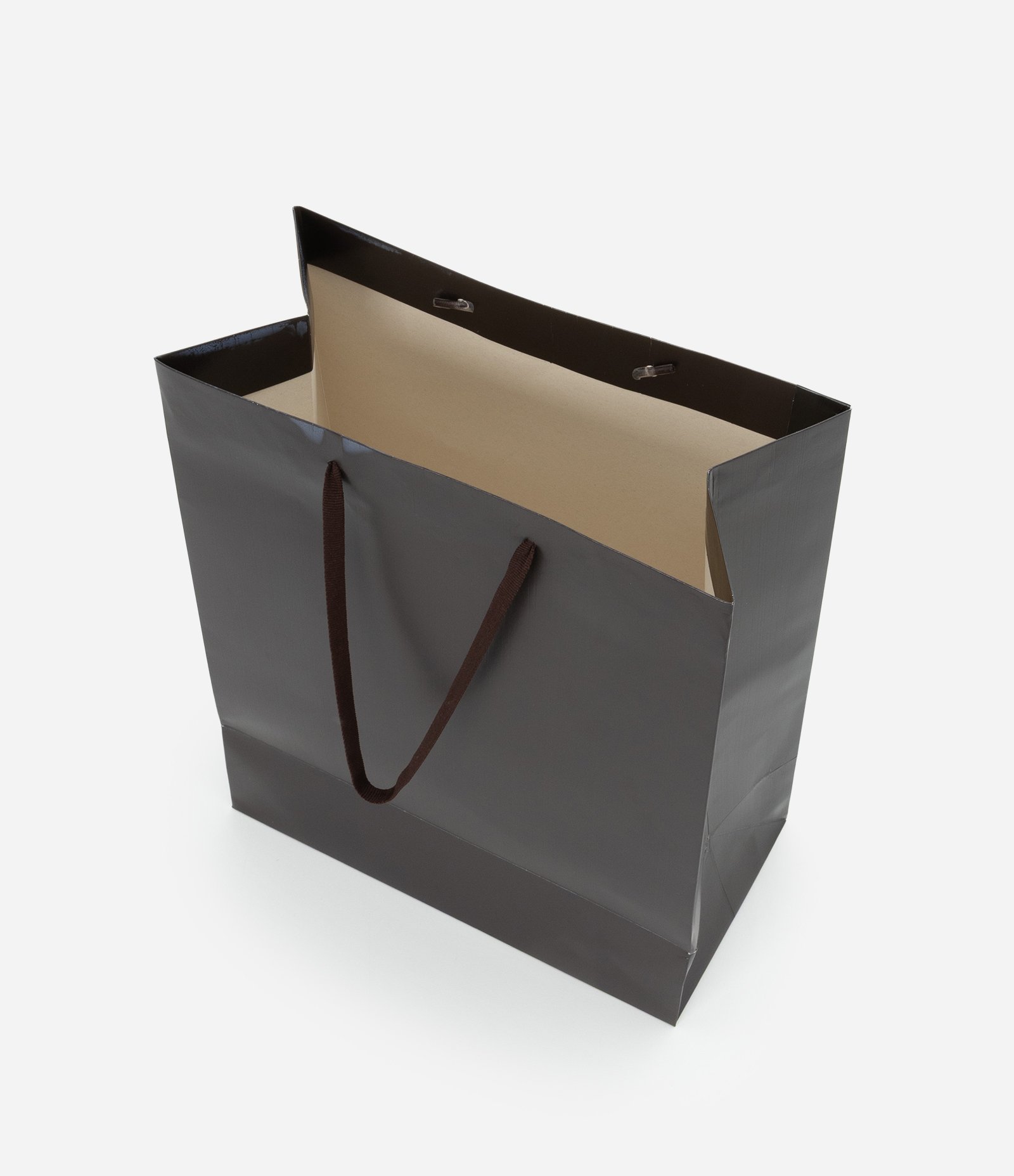 Embalagem de Presente Média com Alça de Gorgurão Preto 3