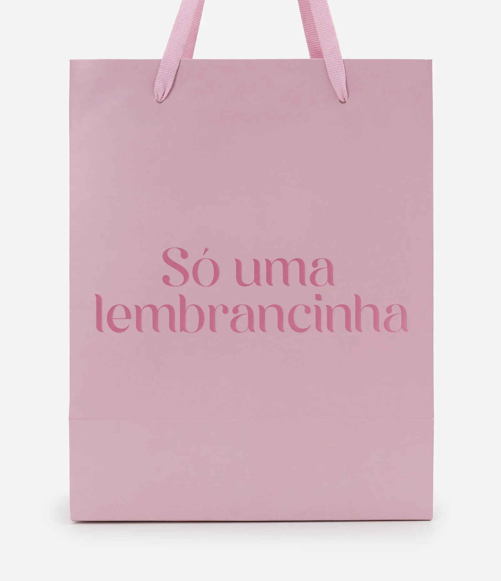 Embalagem de Presente Pequena com Estampa Só uma Lembrancinha Rosa 2