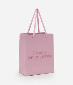 Embalagem de Presente Pequena com Estampa Só uma Lembrancinha