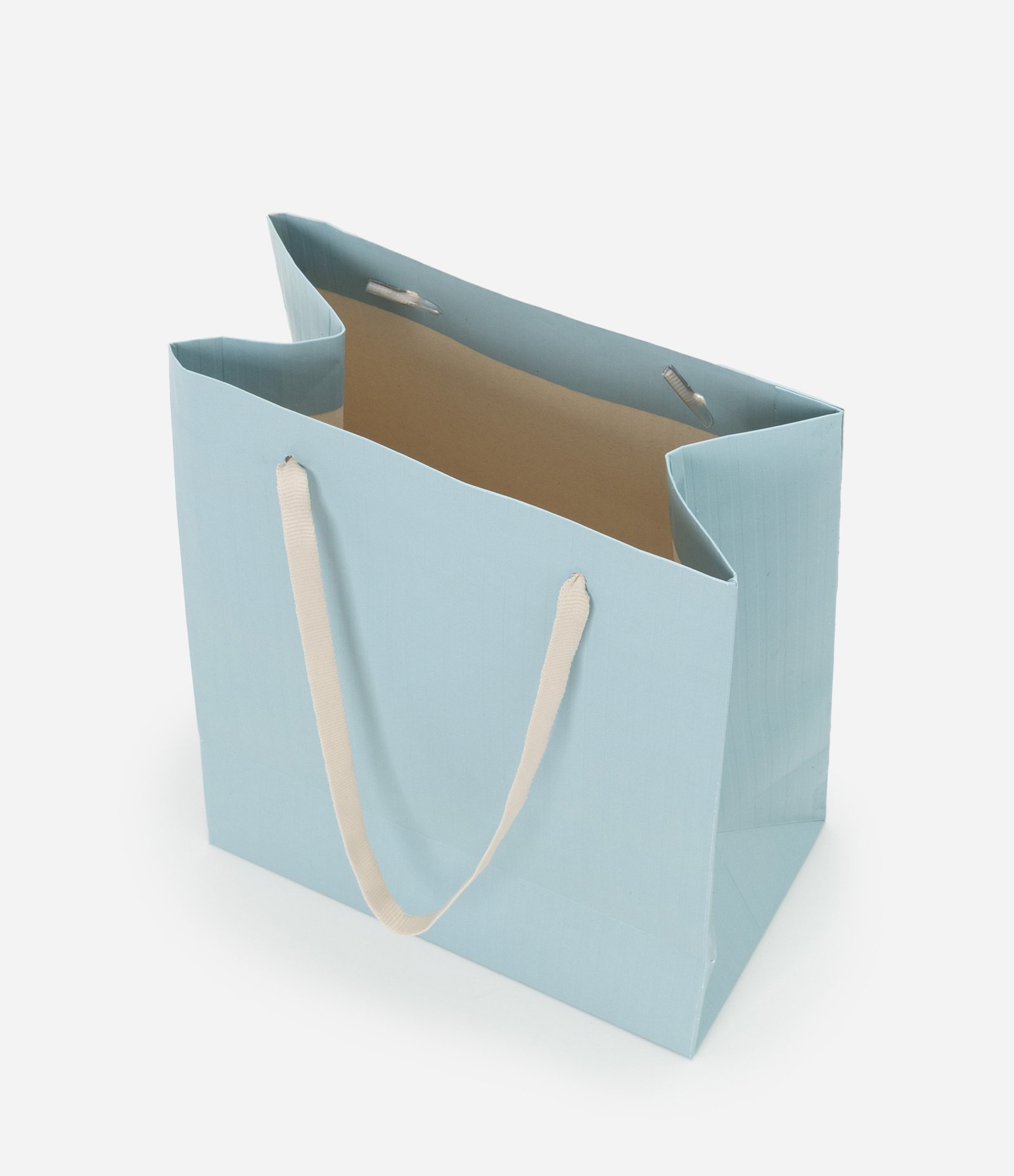 Embalagem de Presente com Alça de Corda Azul 3