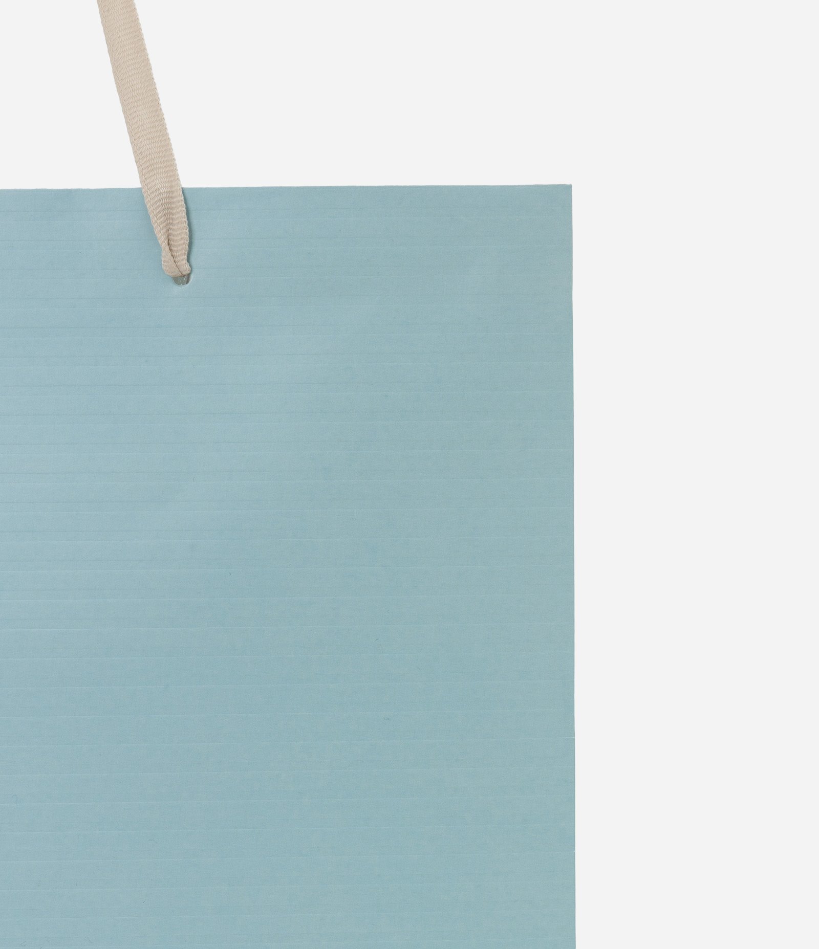 Embalagem de Presente Média com Gofragem em Listras Azul 2