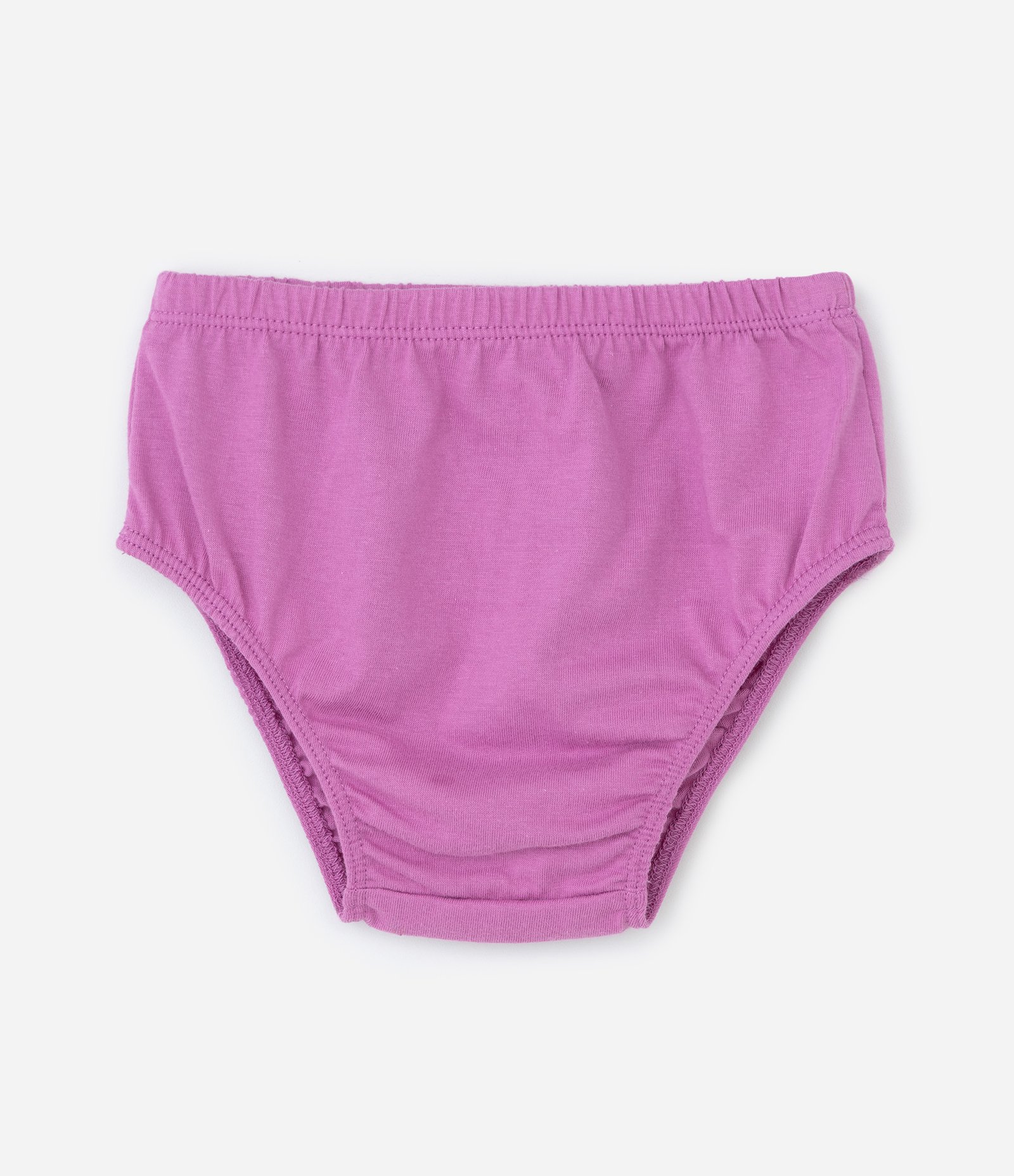 Vestido Infantil com Babados e Calcinha – Tam 0 a 18 Meses Roxo 5