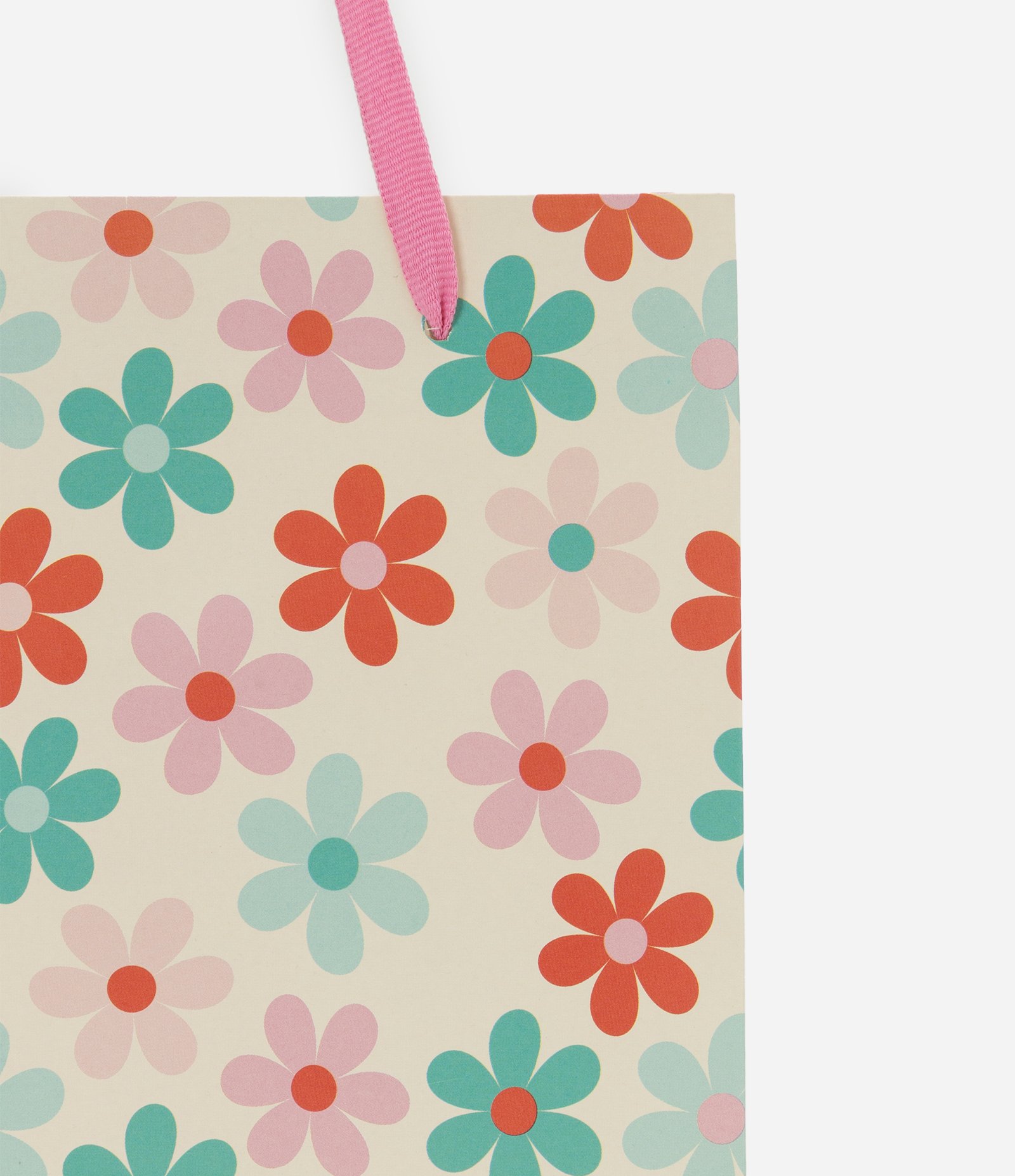 Embalagem de Presente Pequena com Estampa de Flores Multicores 2