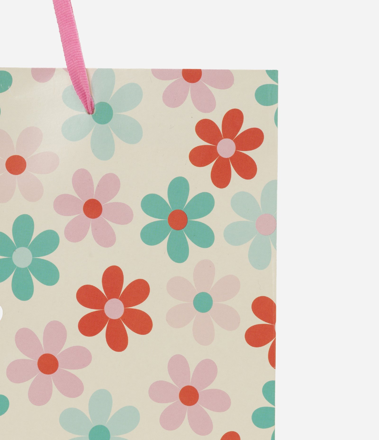 Embalagem de Presente Média com Estampa de Flores Multicores 2